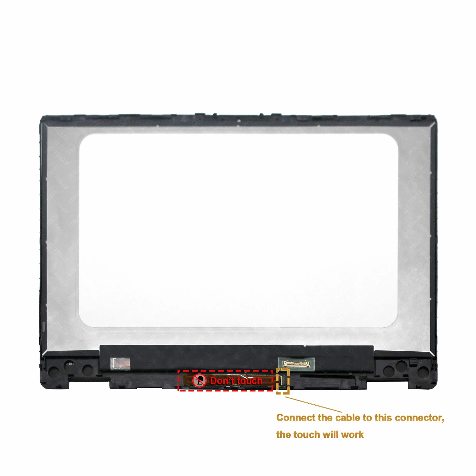 14 cali FHD LED LCD ekran dotykowy Digitizer zamiennik Display Assembly do HP Pavilion x360 Convertible 14-dh L51119-001
