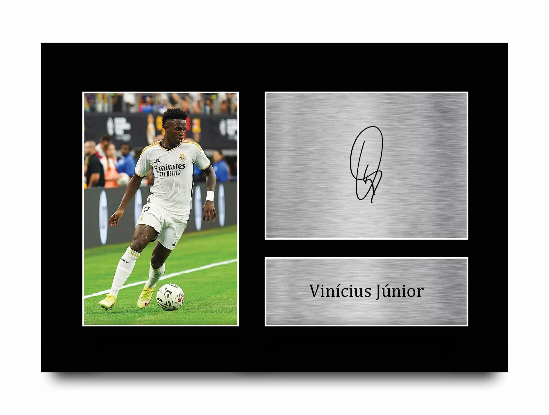 Vinicius Junior Real Madrid Podpisane Zdjęcie A4 Z Autografem