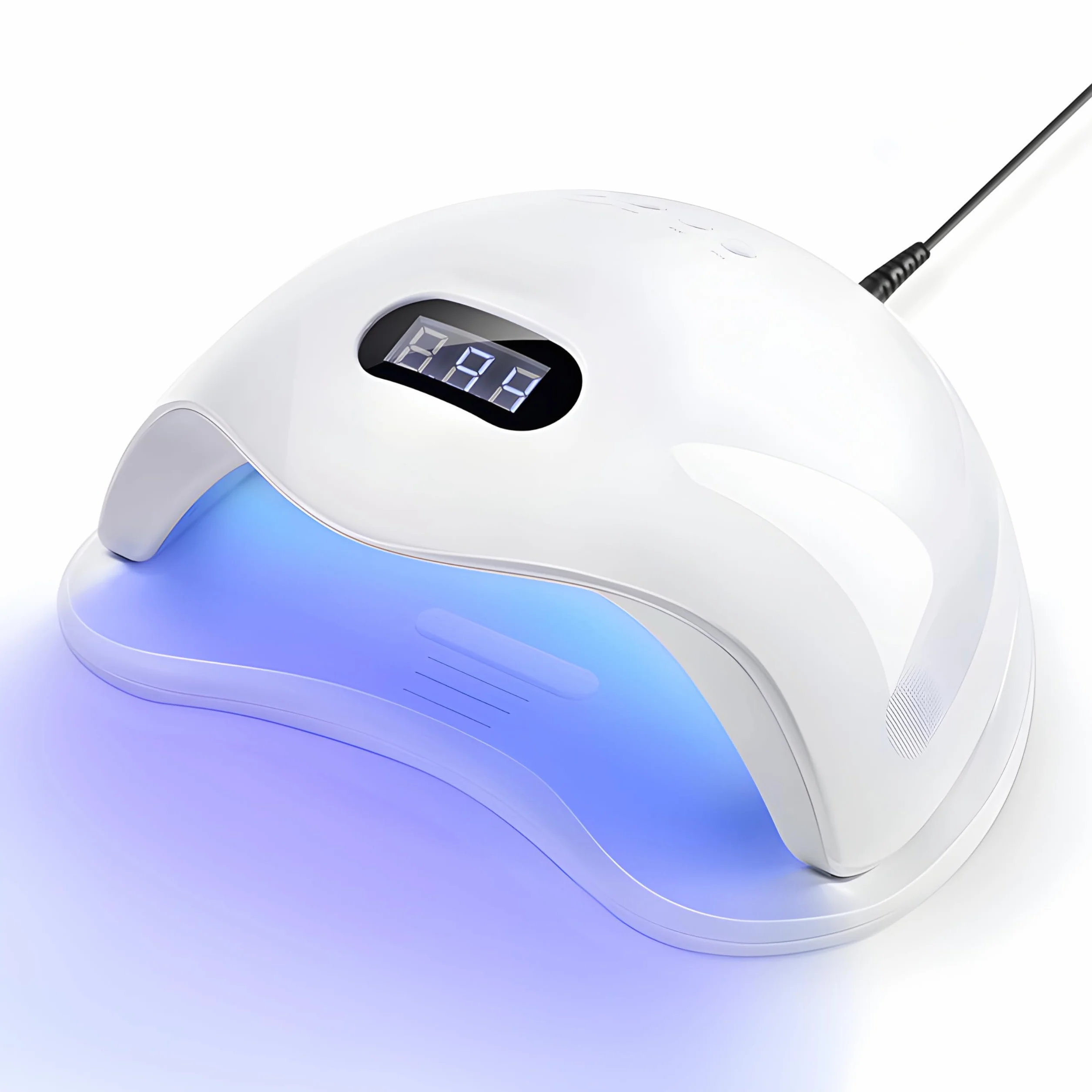 Retoo Suszarka do paznokci 48 W z timerem, wyświetlaczem LCD, czujnikiem podczerwieni, lampa LED UV do paznokci, lampa do paznokci, narzędzie do utwardzania paznokci żelowych