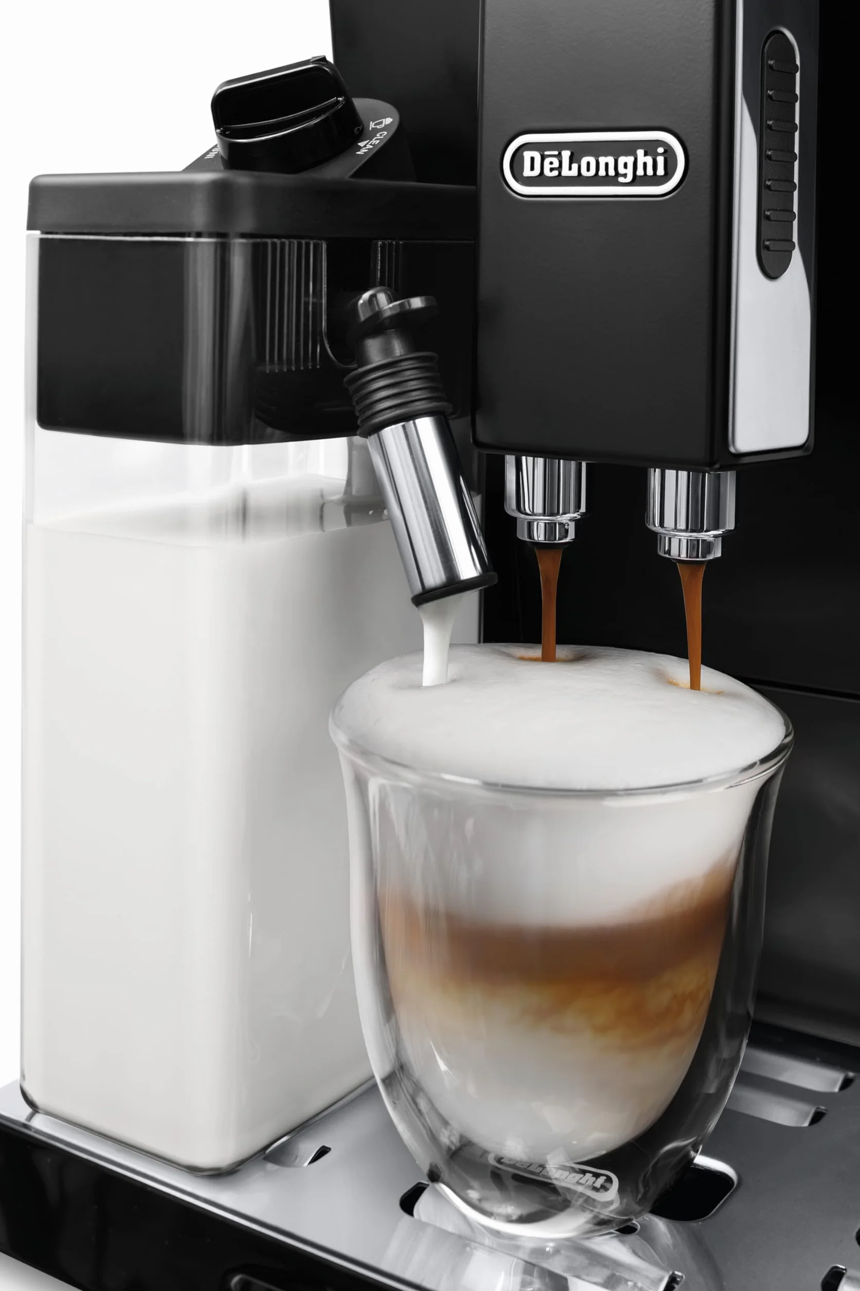 De'Longhi ECAM 44.666.B ELETTA Cappuccino, czarny wysoki połysk
