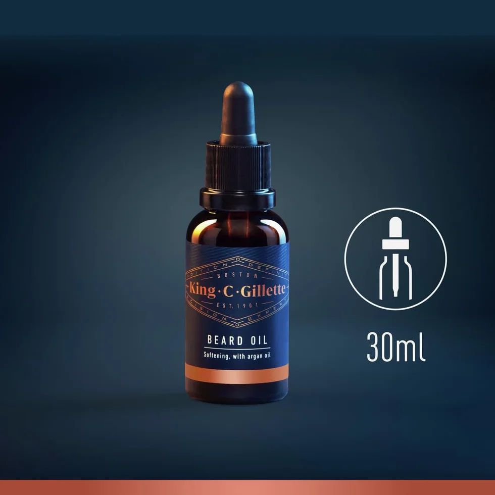 King C. Gillette - Olejek do brody dla mężczyzn - 30 ml