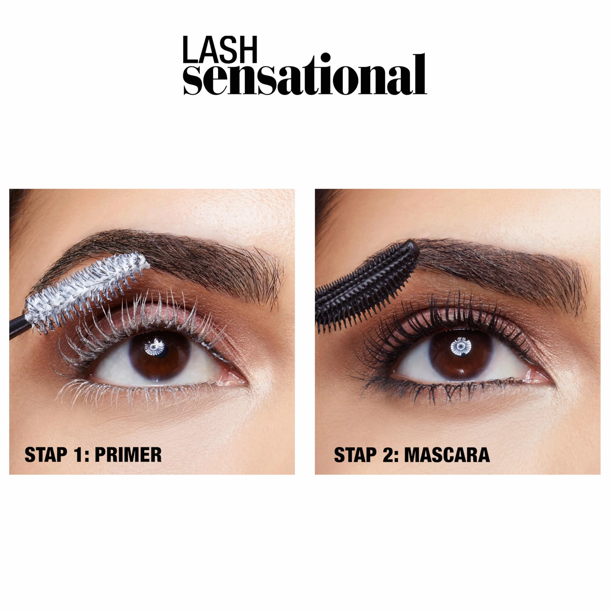 Maybelline New York Lash Sensational rozdzielający i pogrubiający tusz do rzęs, maskara nadająca objętość bez grudek i sklejania, wyrazista czerń, 01 Very Black, 9,5 ml