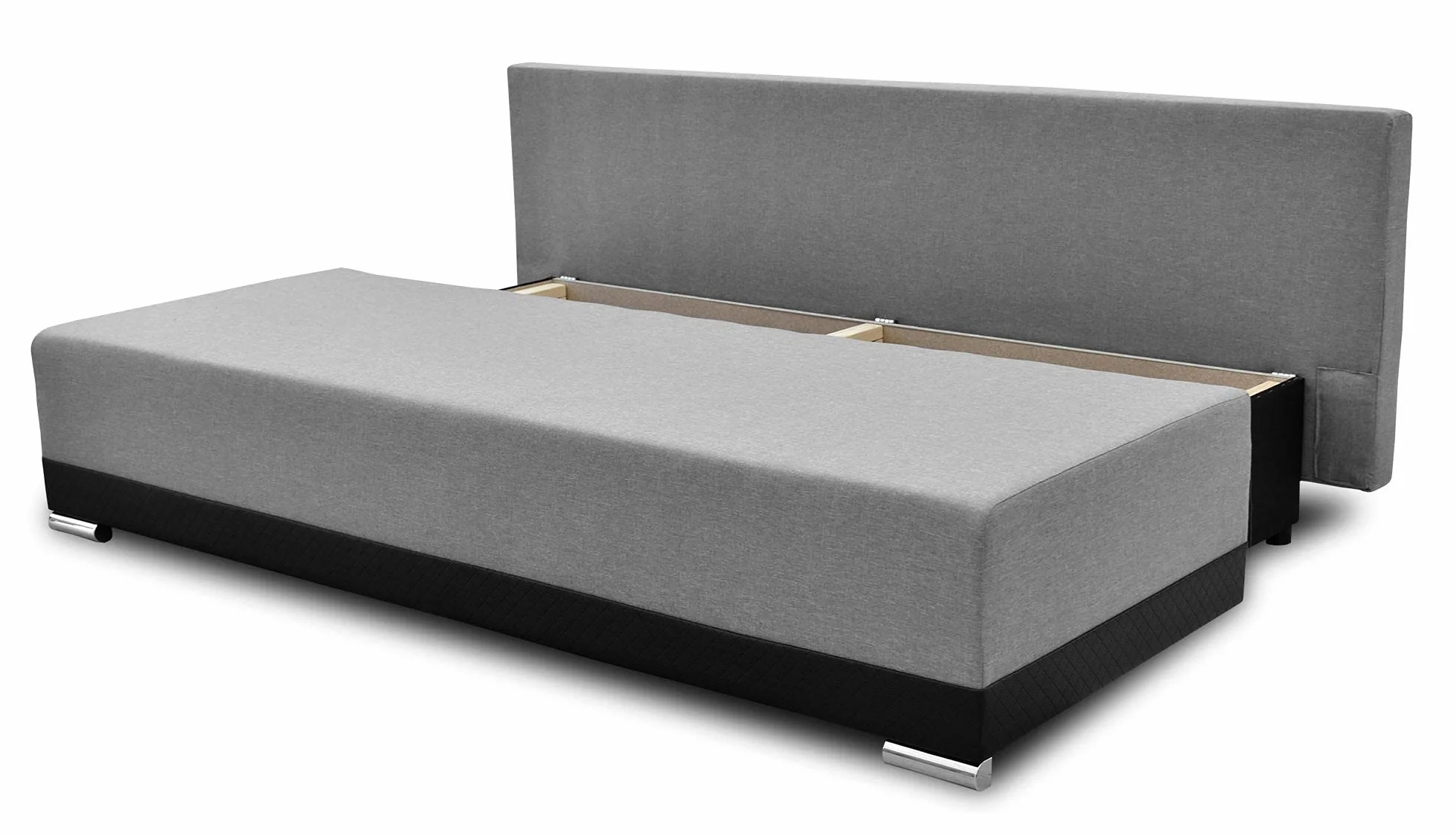 KANAPA SOFA ROZKŁADANA Z FUNKCJĄ SPANIA ORLEAN (Czarny)