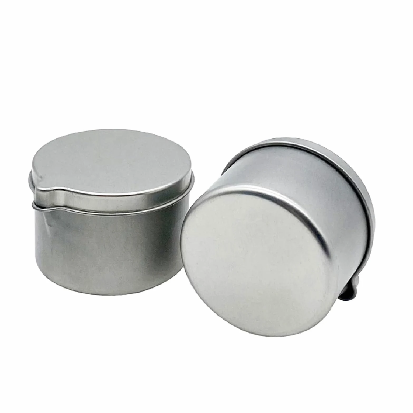 Iron Candle Jars | Multicolor for Candle Making: DIY Candle Containers(Silver-12pcs)