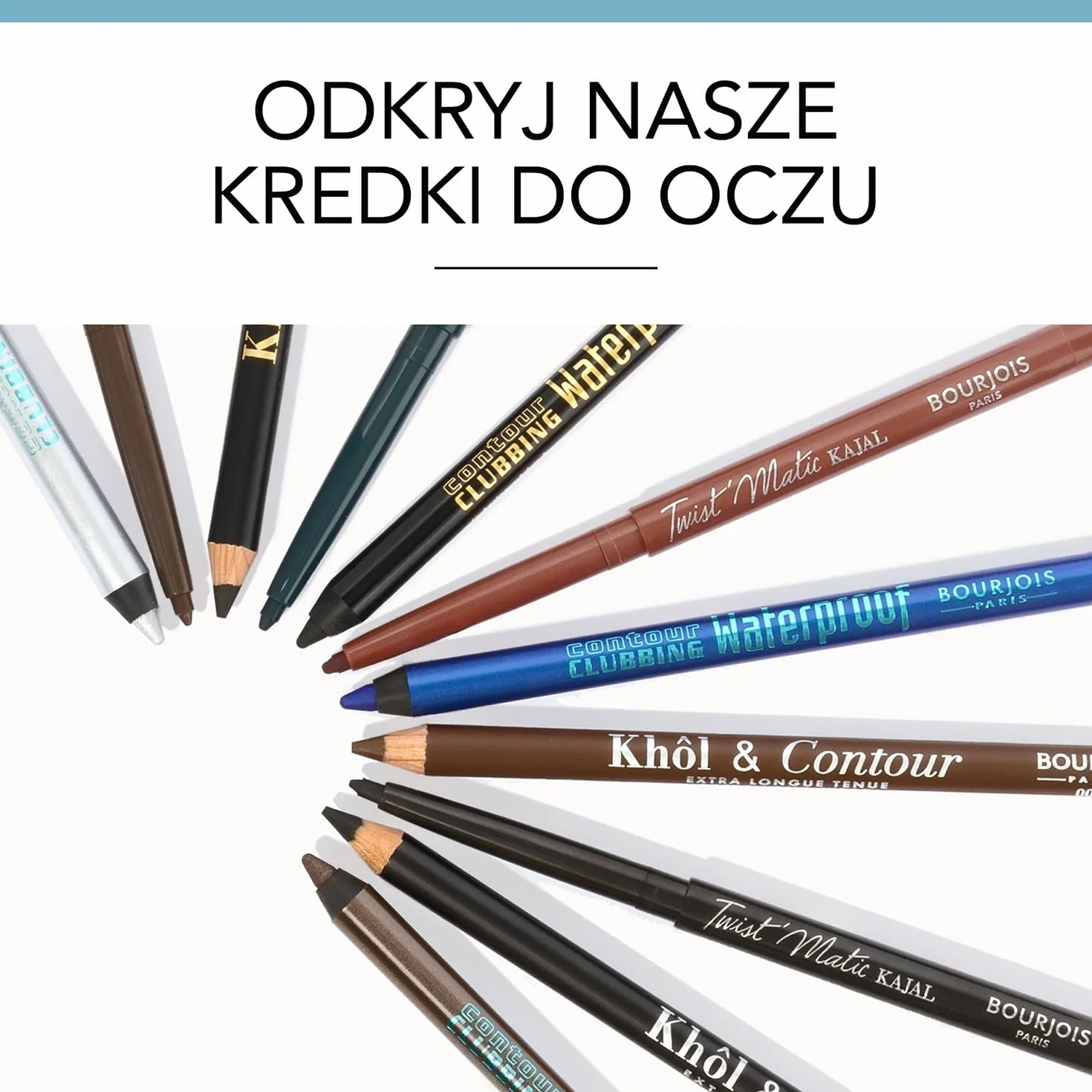 Bourjois Twist’Matic Kajal kredka automatyczna do oczu, wodoodporna kredka do oczu z temperówką, nr 01 - Char’Kohl