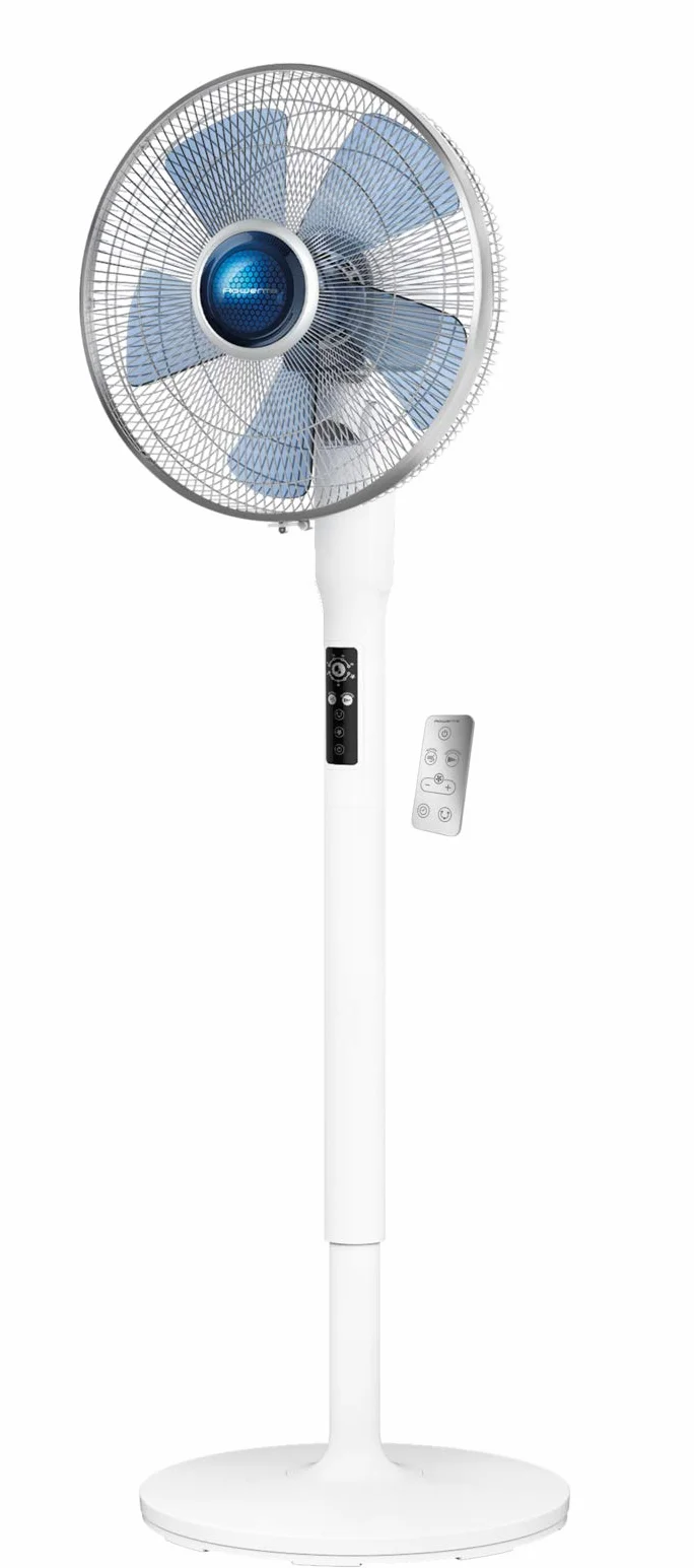 Rowenta VU5870 Turbo Silence Extreme+ wentylator stojący 5 prędkości oscylacja 120° pilot zdalnego sterowania