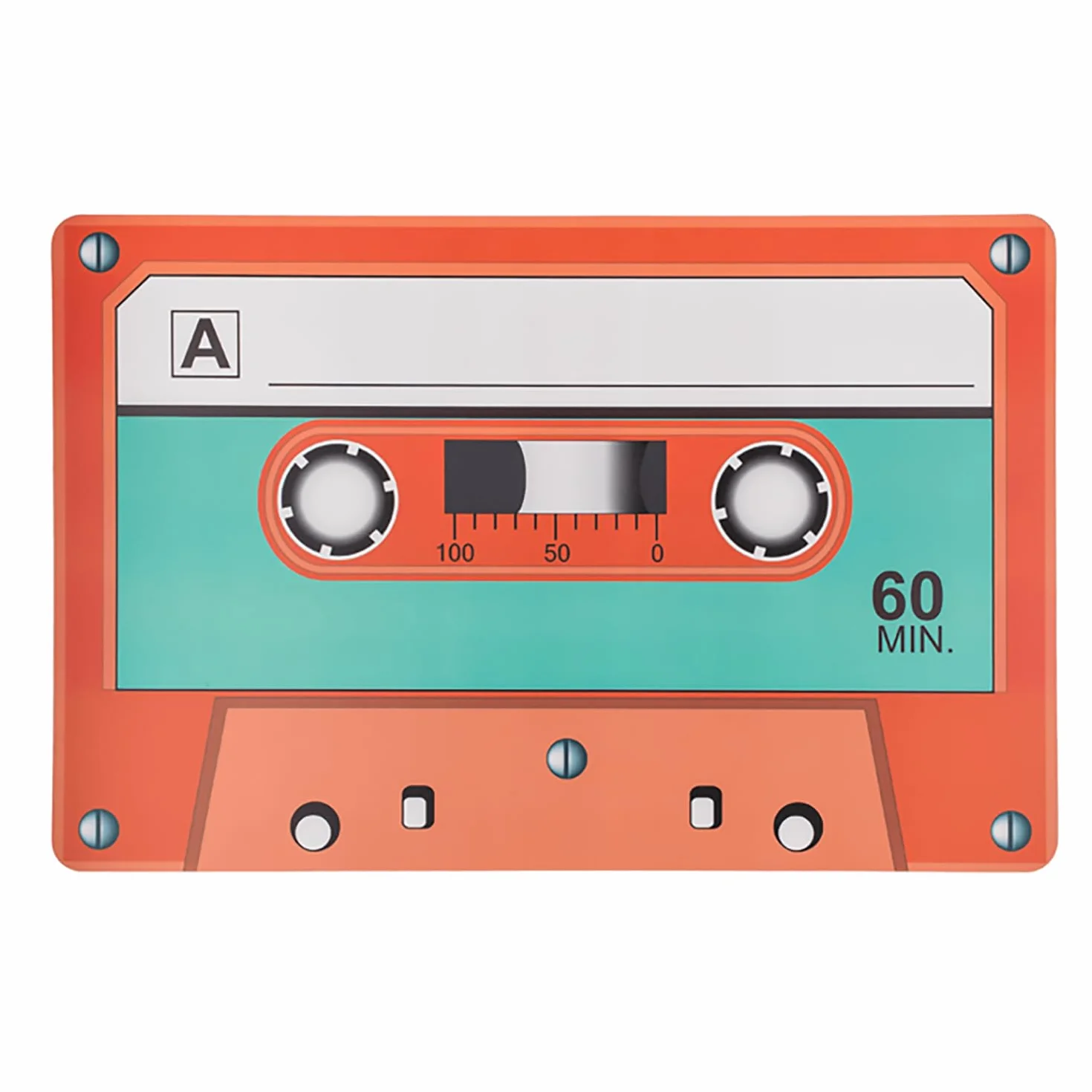 Out Of The Podkładka, 4 szt., polipropylenowe, nostalgiczne elementy, Hi-Fi, radio, kaseta, telewizyjne wzory
