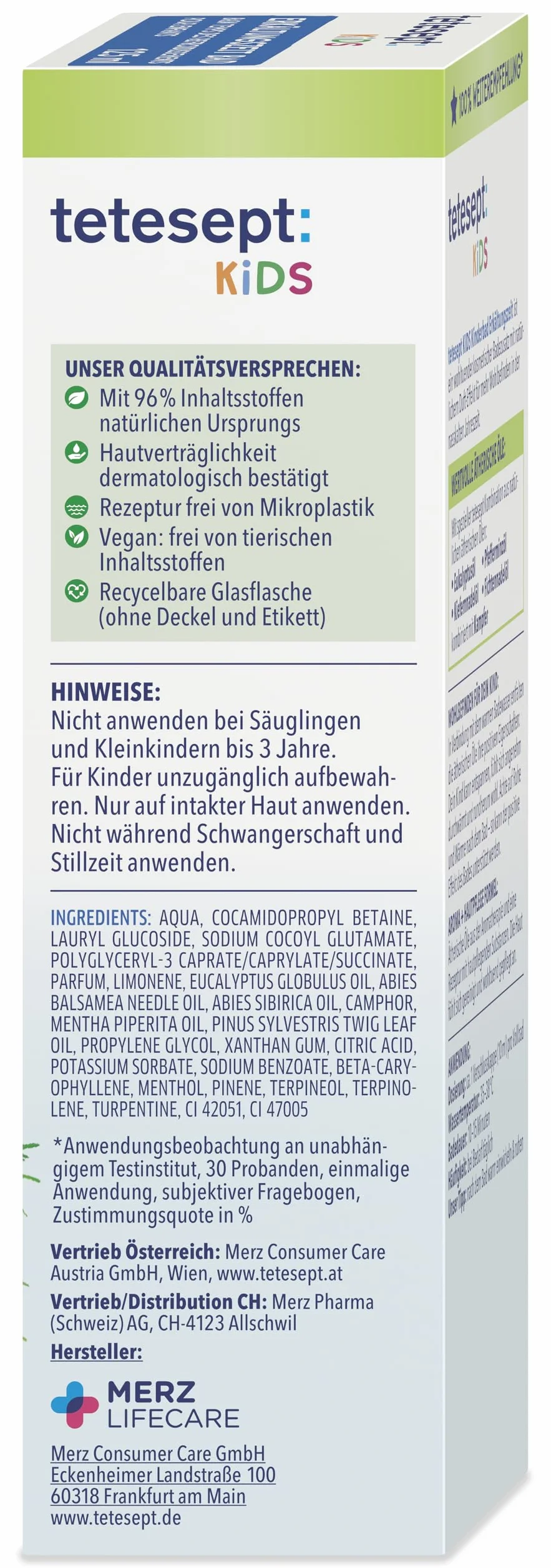 tetesept Kids zimna kąpiel dla dzieci, na zimną porę roku, z 4 olejkami eterycznymi, łagodzący dodatek do kąpieli dla relaksu i rozgrzewania, 1 x 125 ml