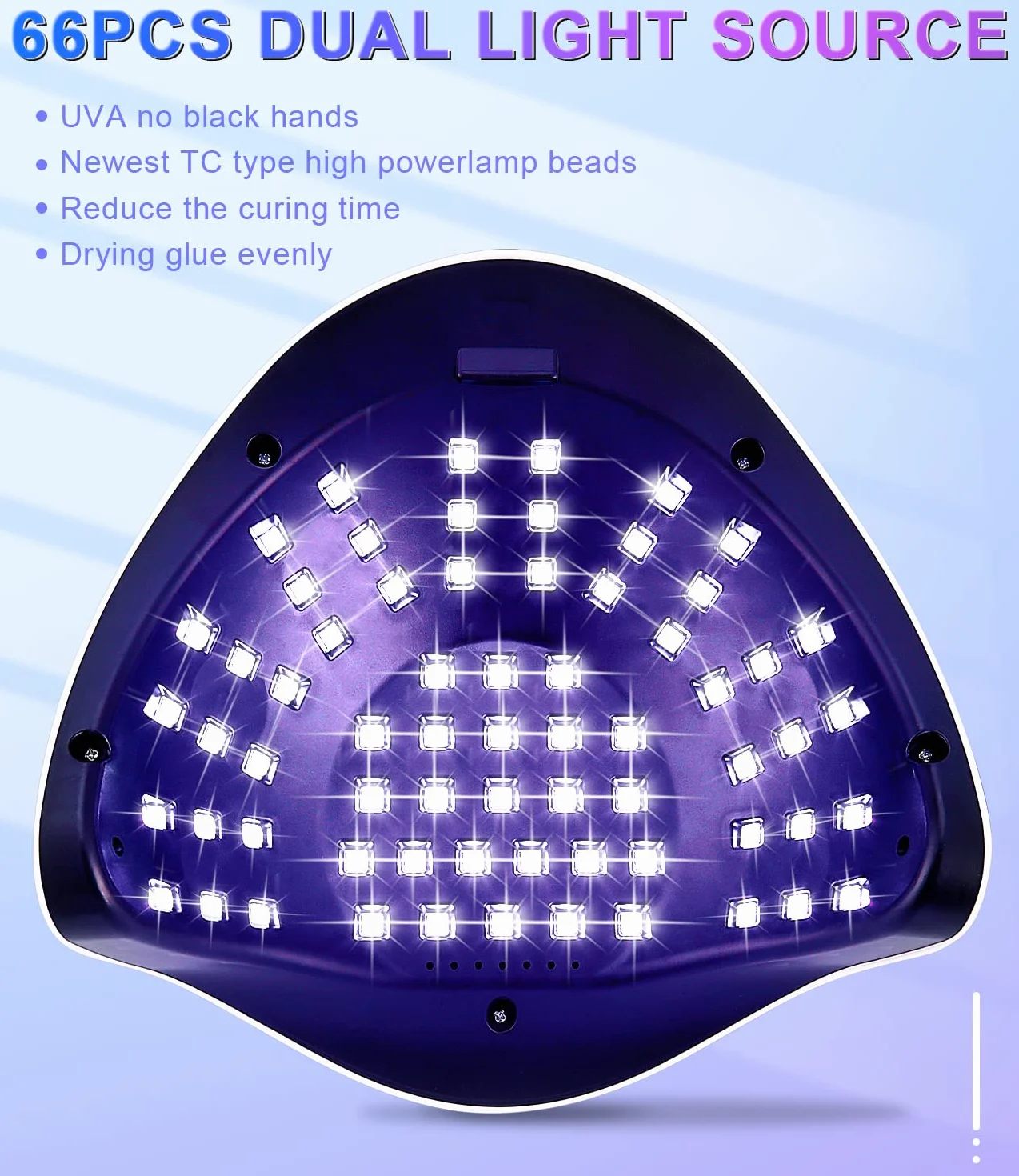Zawaer Lampa UV LED do paznokci żelowych