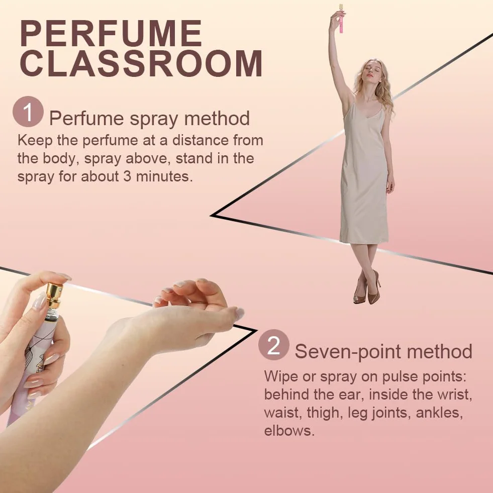 AOOWU 6 sztuk feromonów, perfumy damskie, 35 ml, perfumy dla kobiet, przenośne prezenty dla dziewczyny, kalendarz adwentowy, urodziny, Boże Narodzenie, długotrwały zapach