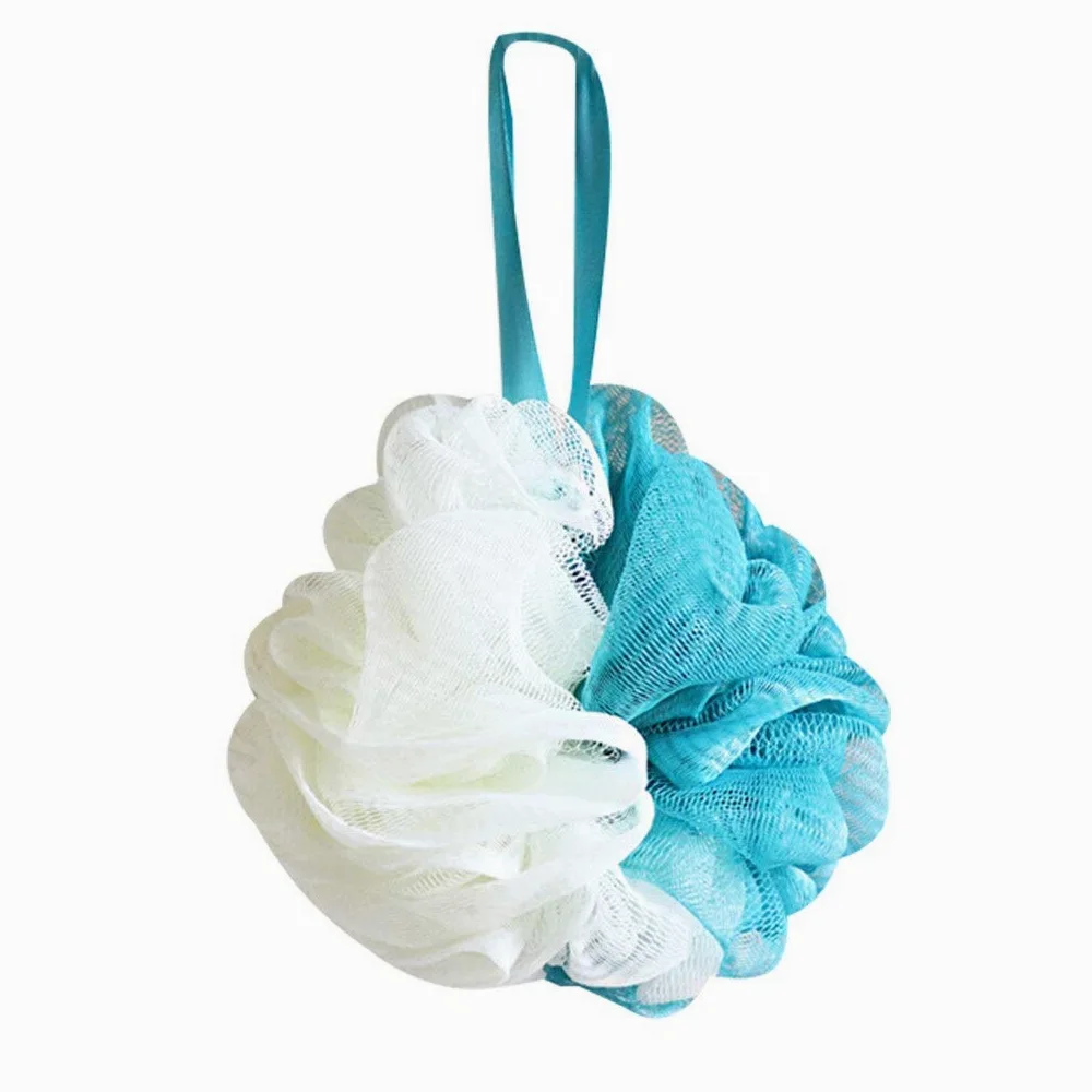Złuszczająca myjka Myjka Szczotka do ciała Gąbka do ciała Gąbka pod prysznic Loofah Gąbka do kąpieli Pufa Siatkowa kulka Złuszczający ręcznik złuszczający Premium Scrubber (kolor: B) (A)