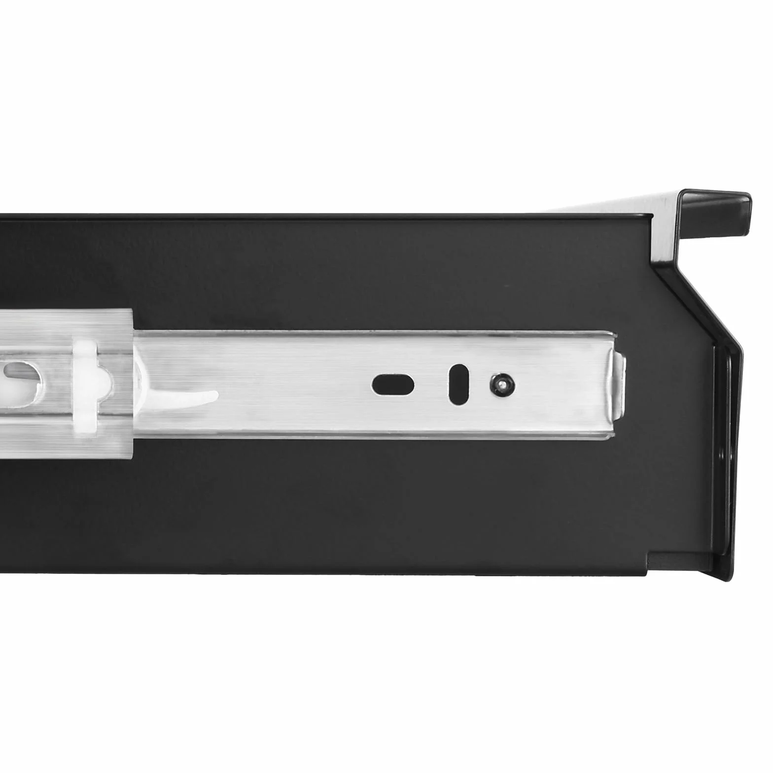 VEVOR Wysuwana szuflada pod biurkiem o szerokości 66 cm, montowany pod biurkiem, ukryty organizer do przechowywania, pod stołem, szuflada na ołówki do biura, domu, do siedzenia, stacji roboczej, 74 x