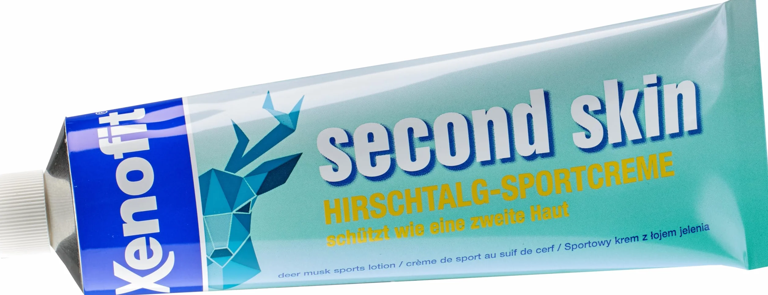 Xenofit Second Skin Hirschtalg-Sportcreme, 125 ml Kremowa