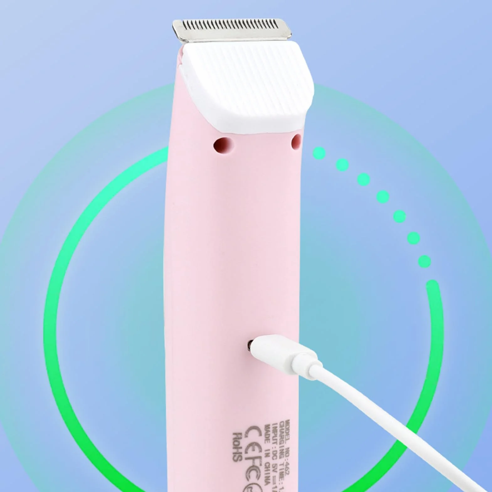 Bikini Trimmer, Electric Trimmers, Waterproof Epilator, Portable Razor Remover, Facial Hair Eyebrow Shaver, for Women, Bikinis Area, Legs, and Beard 6.97x1.18 Inch
