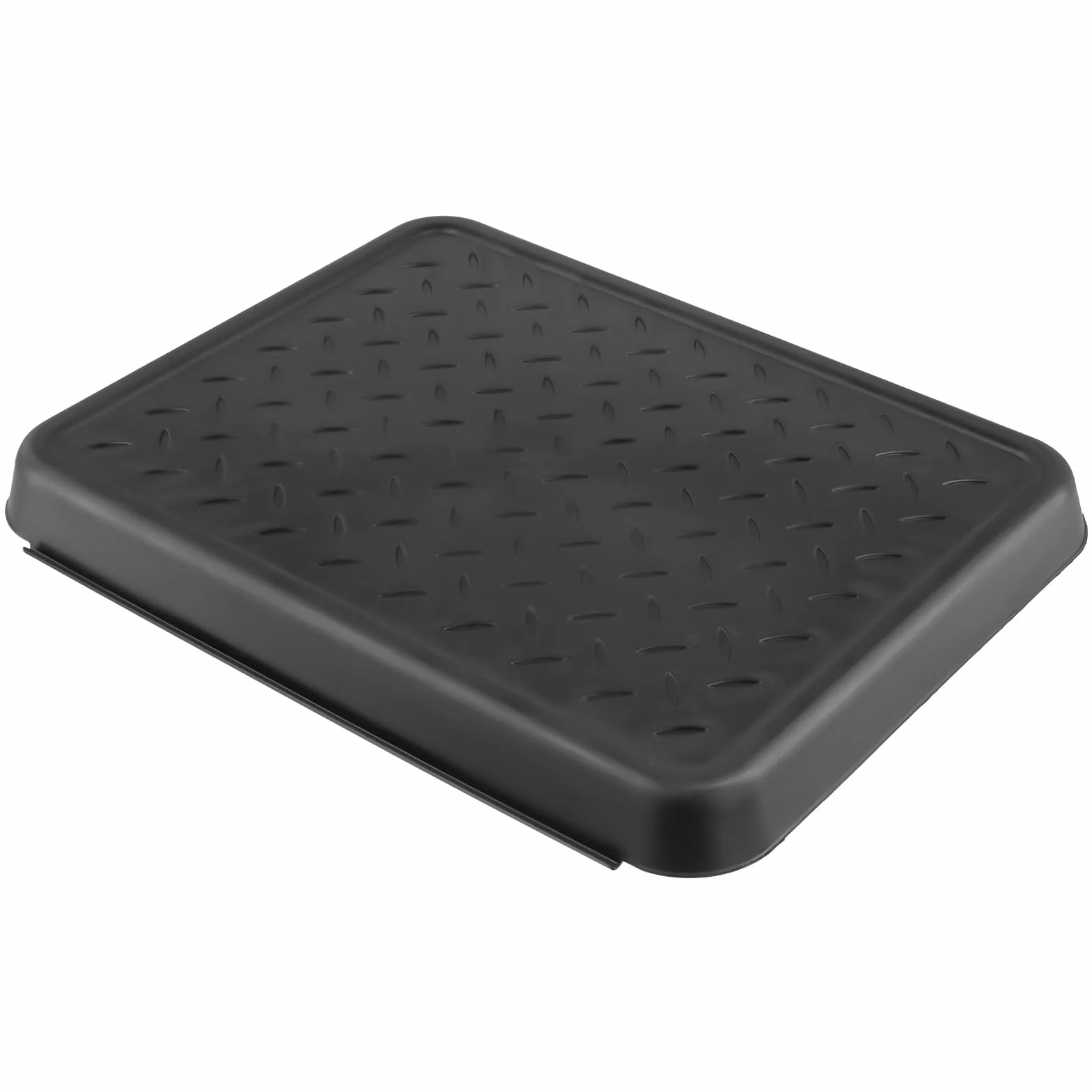 Plastikowa taca na buty 6 sztuk 35x27,5x3 cm czarna