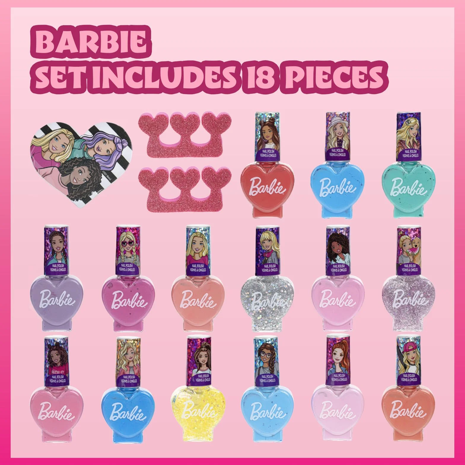 Barbie Lakier Wodny 15 szt Dziewczynki 3+ Prezent