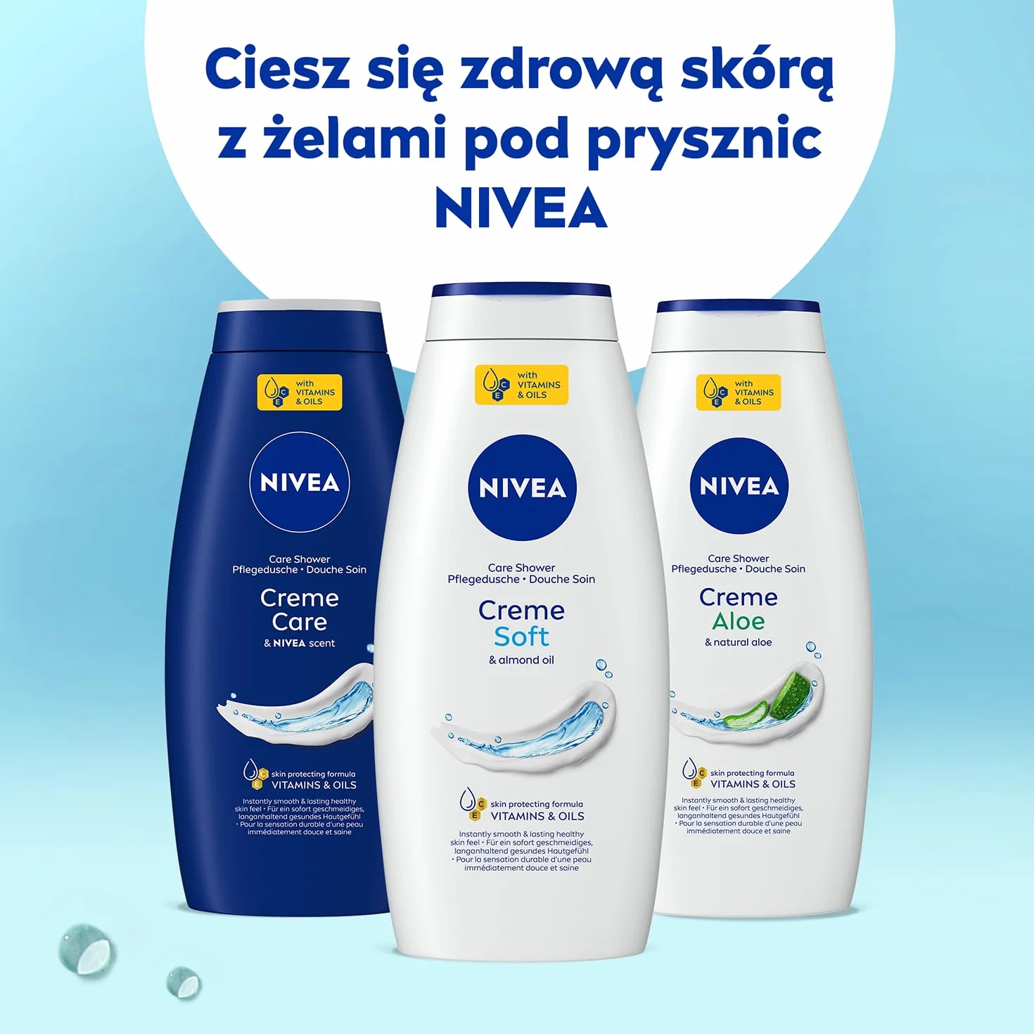 NIVEA Creme Soft Kremowy pielęgnujący żel pod prysznic do ciała 750 ml