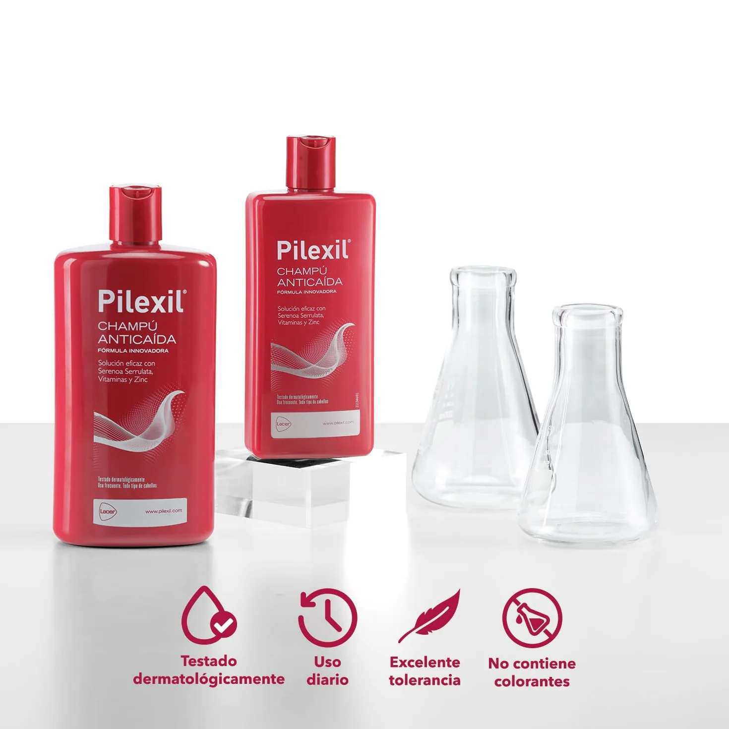 PILEXIL - Szampon przeciw wypadaniu włosów, 2 x 900 ml, często stosowany, hamuje wypadanie włosów, normalizuje cykl, wysoka skuteczność dla mężczyzn i kobiet