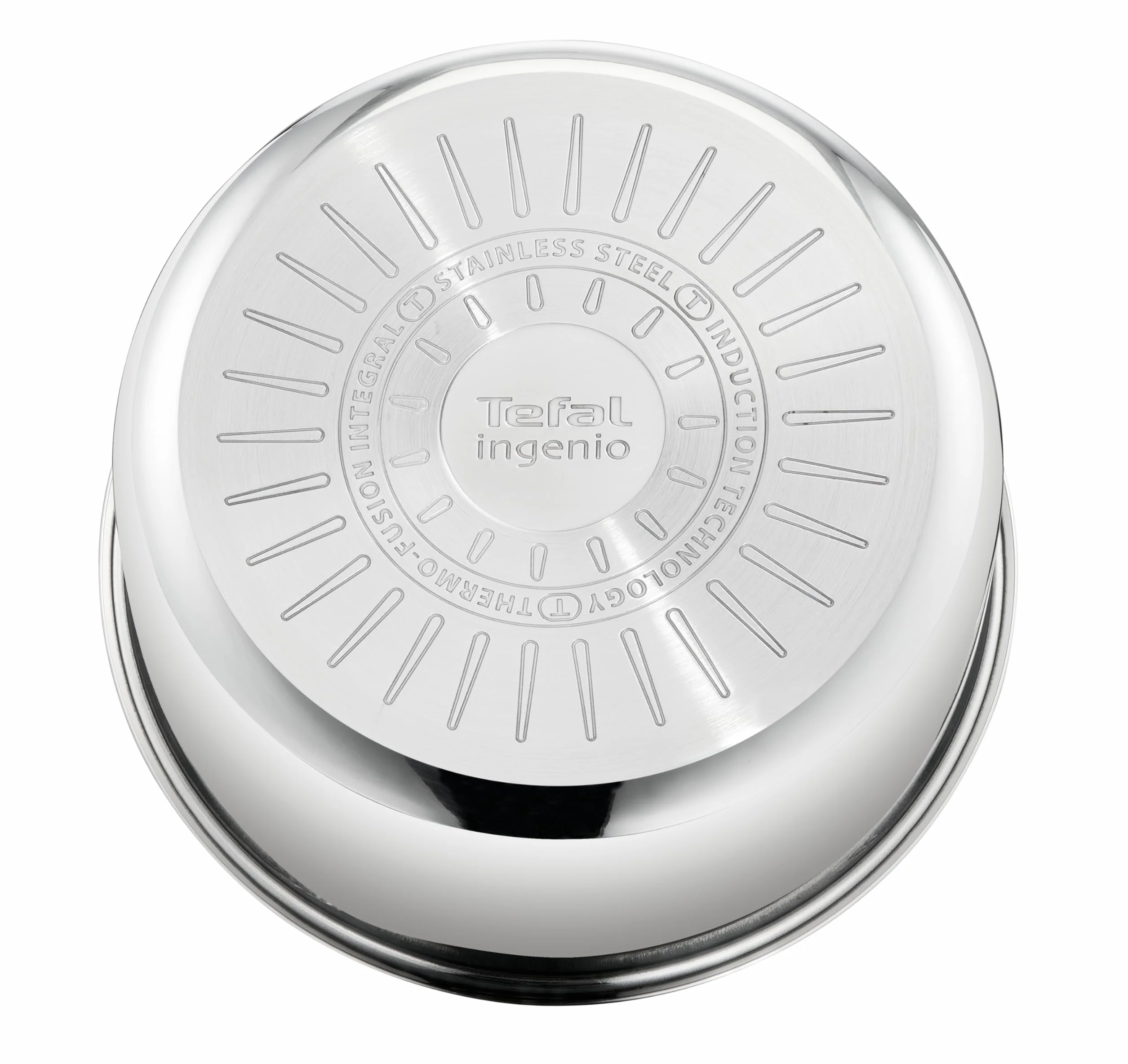 TEFAL L898S3 Zestaw garnków 4-elementowy INGENIO Preference, rondel 16, 18 i 20 cm, odpinana rączka, powłoka wzmocniona tytanem, wskaźnik Thermo Signal, grube dno Thermo Fusin, do wszystkich kuchenek