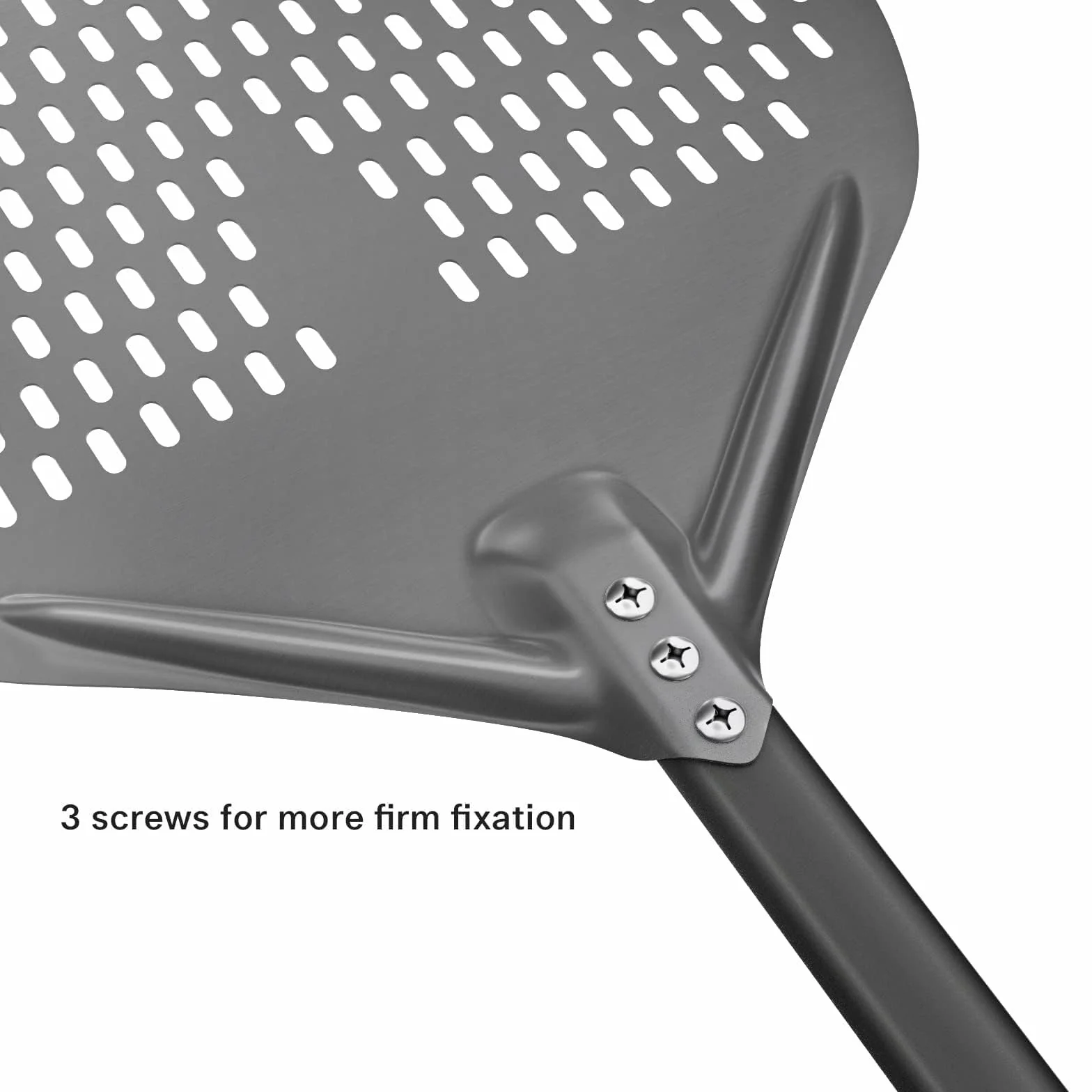 G.a HOMEFAVOR prostokątna łopatka do pizzy 35,5 cm, twarda anodowana aluminiowa
