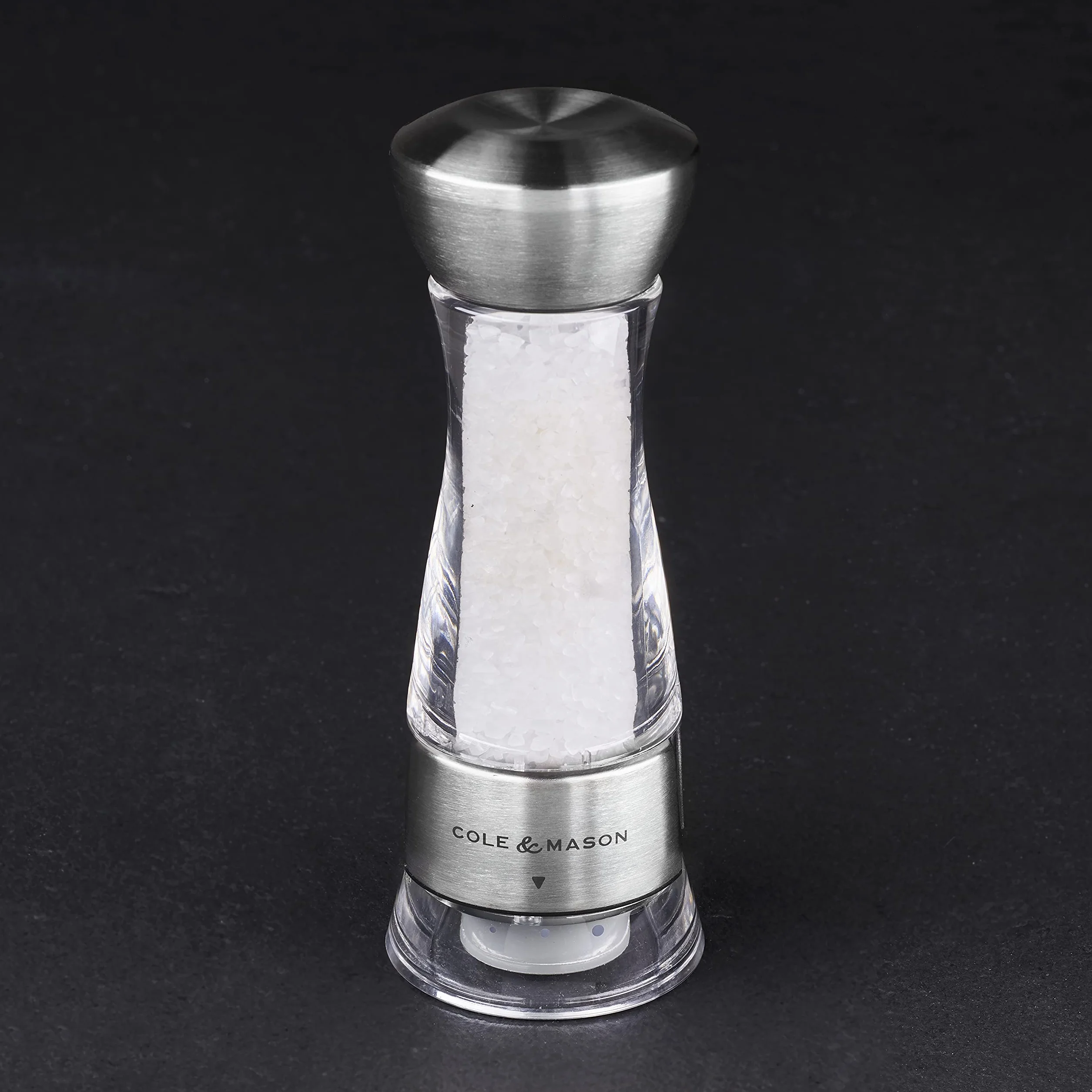 Cole & Mason Windermere młynek do soli Gourmet Precision+ stal nierdzewna/akryl 165 mm