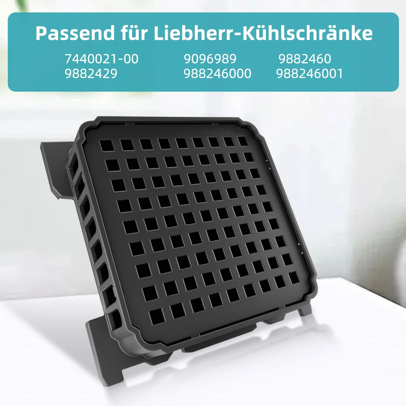 Zestaw filtracyjny 2x Fresh Air Węgiel aktywny do lodówki Liebherr 7440021-00/9096989/9882460/9882429/988246000/988246001