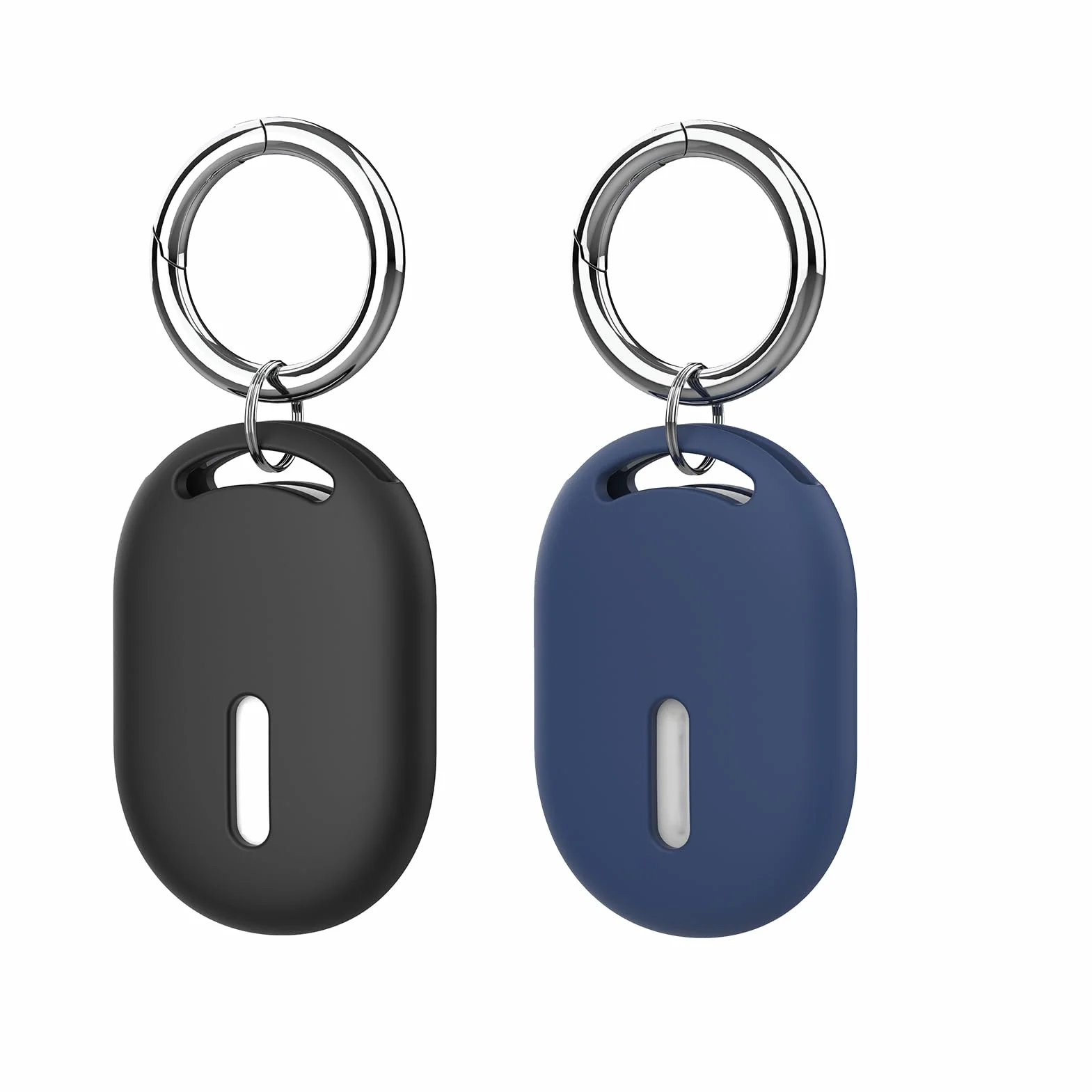 Etui ochronne do xiaomi tag, klucz - odporny na upadek i zarysowania, etui tracker GPS Android Tracker do kluczy, bagażu, portfeli, dzieci (czarny i ciemnoniebieski)
