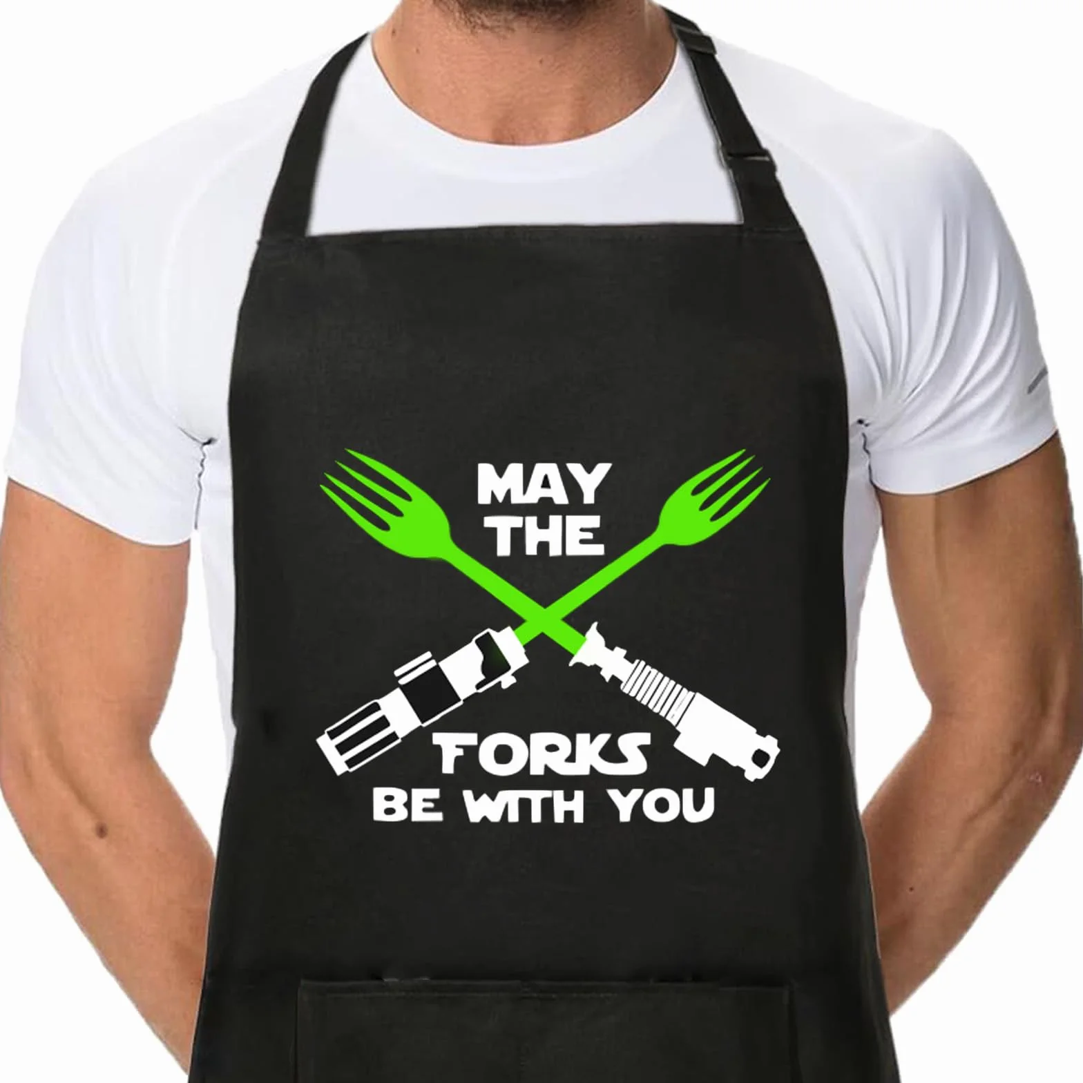 Sugeru Fartuch kuchenny Star Wars z 2 kieszeniami wodoszczelny regulowany