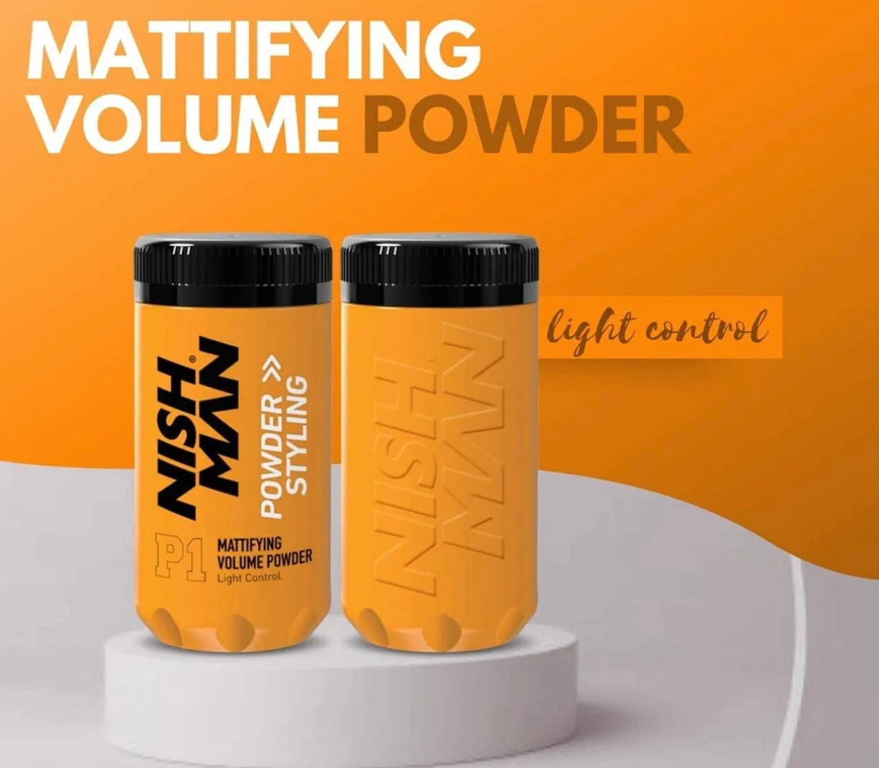 NISHMAN Puder do Stylizacji Włosów P1 - Mattifying Volume Light Control 20g