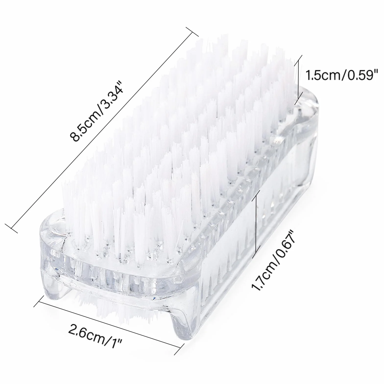 G2PLUS 2 sztuki uchwytu Szczotka do paznokci, szczotka do mycia rąk Szczotka do mycia rąk Szczotka do paznokci Plastikowa szczotka do czyszczenia