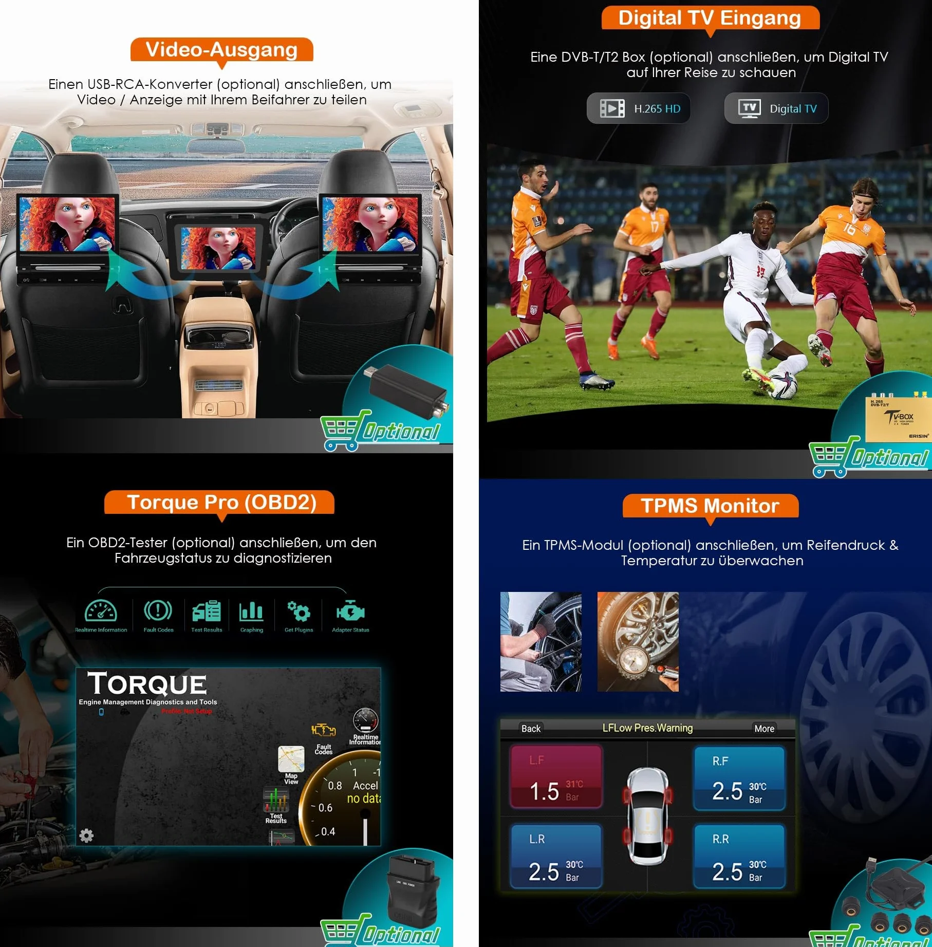 Erisin radio samochodowe 8-rdzeniowe 4GB+64GB z Androidem 14 GPS Navi dla Mercedesa Benz klasy C W203 klasy CLC W203 C180 klasy G W463, obsługuje Bluetooth, 7-calowy ekran dotykowy, CarPlay, Android