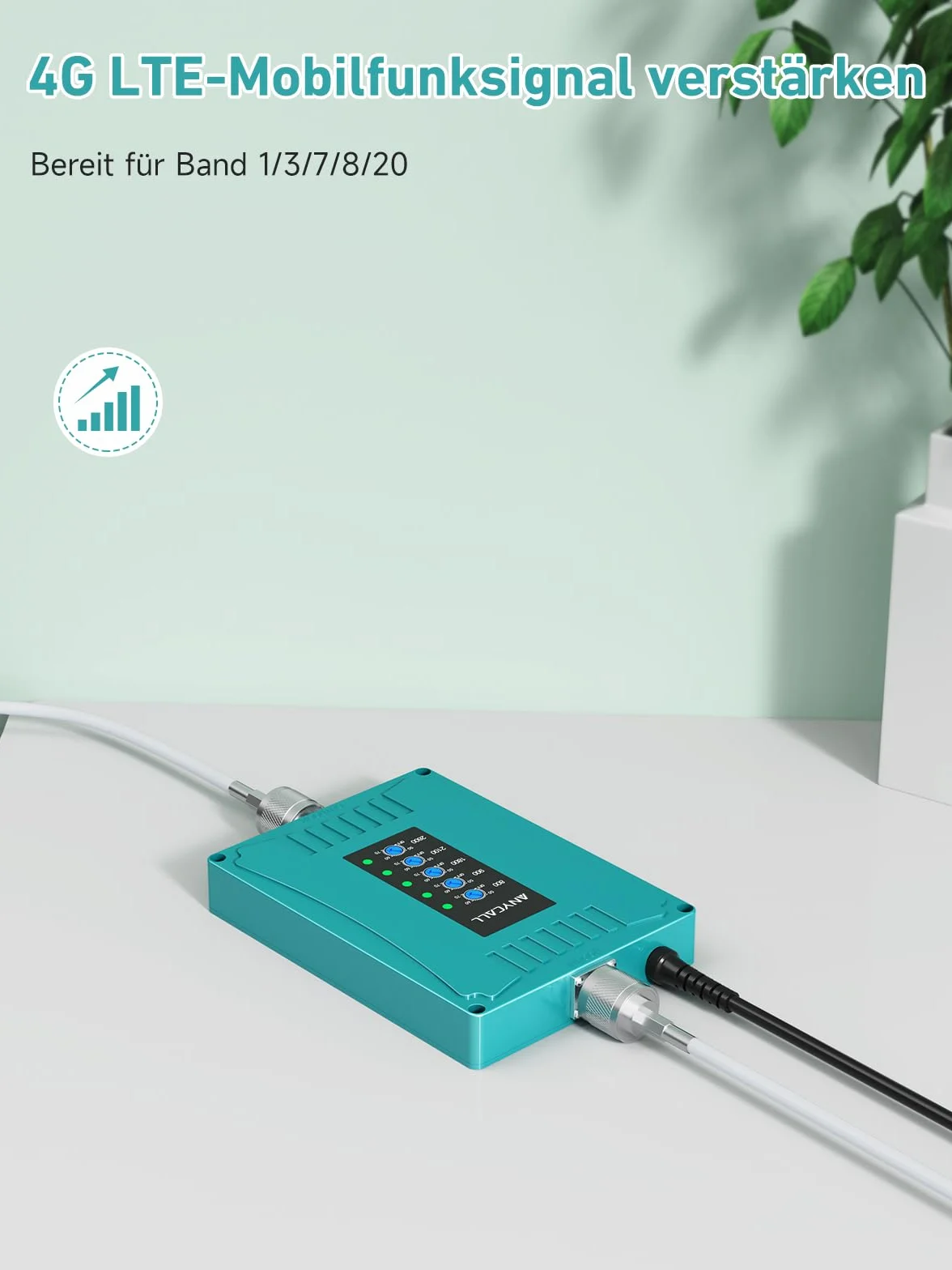Wzmacniacz SygnałU Telefon KomóRkowy Lte Repeater Dla Aero2 Orange Play T-Mobile 4G ​​3G GSM Booster Band 1/3/7/8/20 Wzmacniacz KomóRkowy PołąCzenia GłOsowe I Dane - Do Domu I Biura