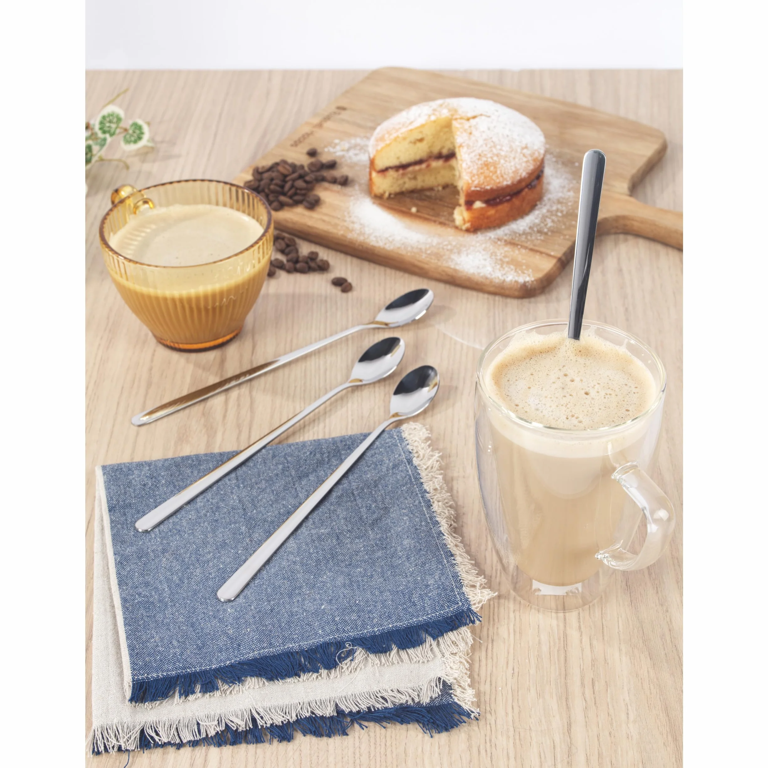 Russell Hobbs Zestaw 4 Łyżeczek do Latté 22cm Stal Nierdzewna 18/0