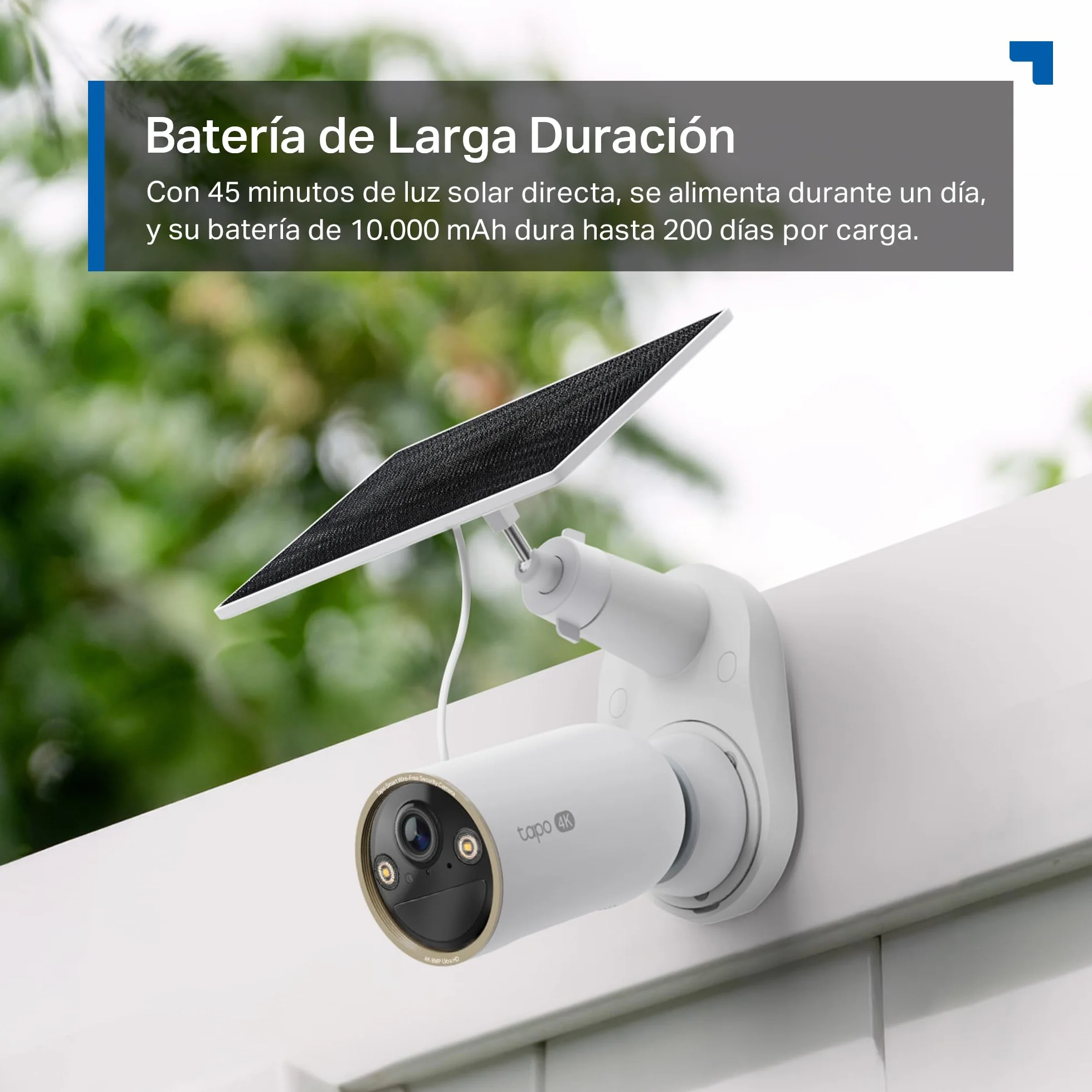 Tapo C460 KIT 4K 8MP solarna kamera monitoringowa zewnętrzna bateria, noktowizor Starlight, Dual-Band WLAN, podstawa magnetyczna, szyfrowany zapis microSD, rozpoznawanie AI, akumulator 10000 mAh