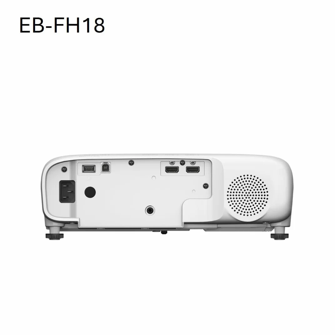 Epson EB-FH18 projektor lampy Full HD, 2 x złącza HDMI, 4100 lumenów, duży ekran projekcyjny do 304 cali