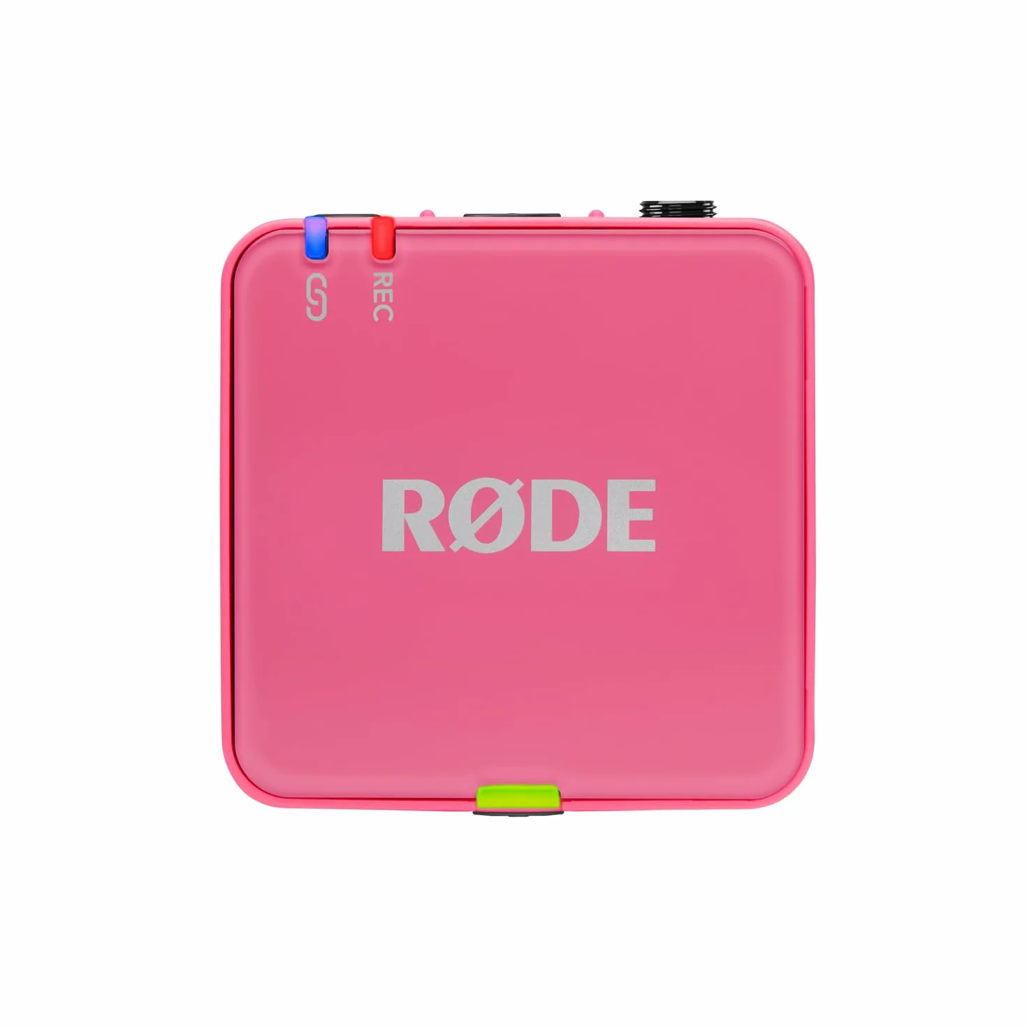 Rode Wireless GO Gen 3 bezprzewodowy 2-kanałowy system radiowy mikrofonowy różowy, z interview GO, adapter ręczny, różowy i keepdrum, futrzana ochrona przed wiatrem