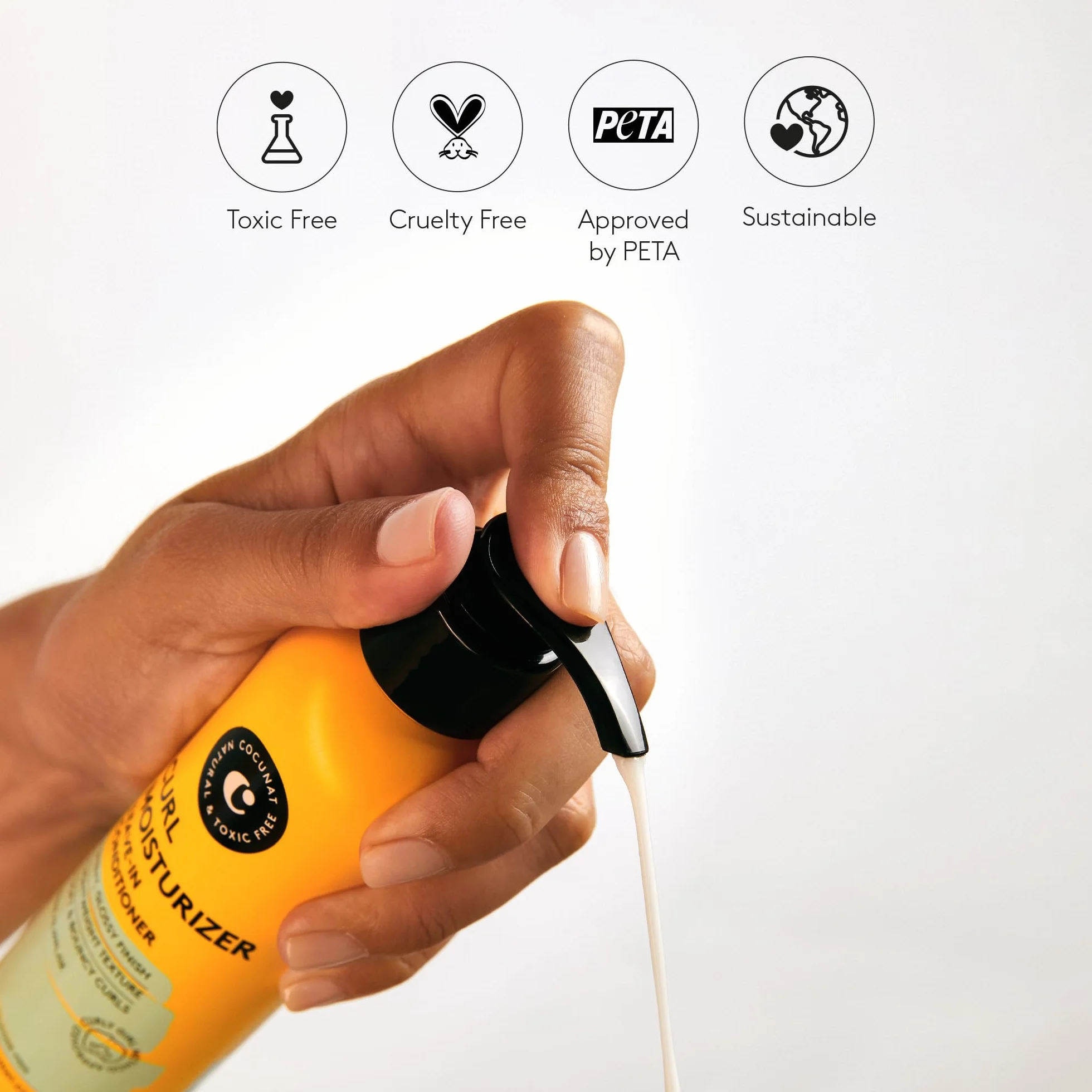 COCUNAT - Curl Moisturizer Leave-in - Detangles, Defines and Moisturises Curls - Flexible, Shiny and Smooth Curl - Maximum Moisturisation - Curly Method - Styling Cream - Eliminates Frizz - 150 ml