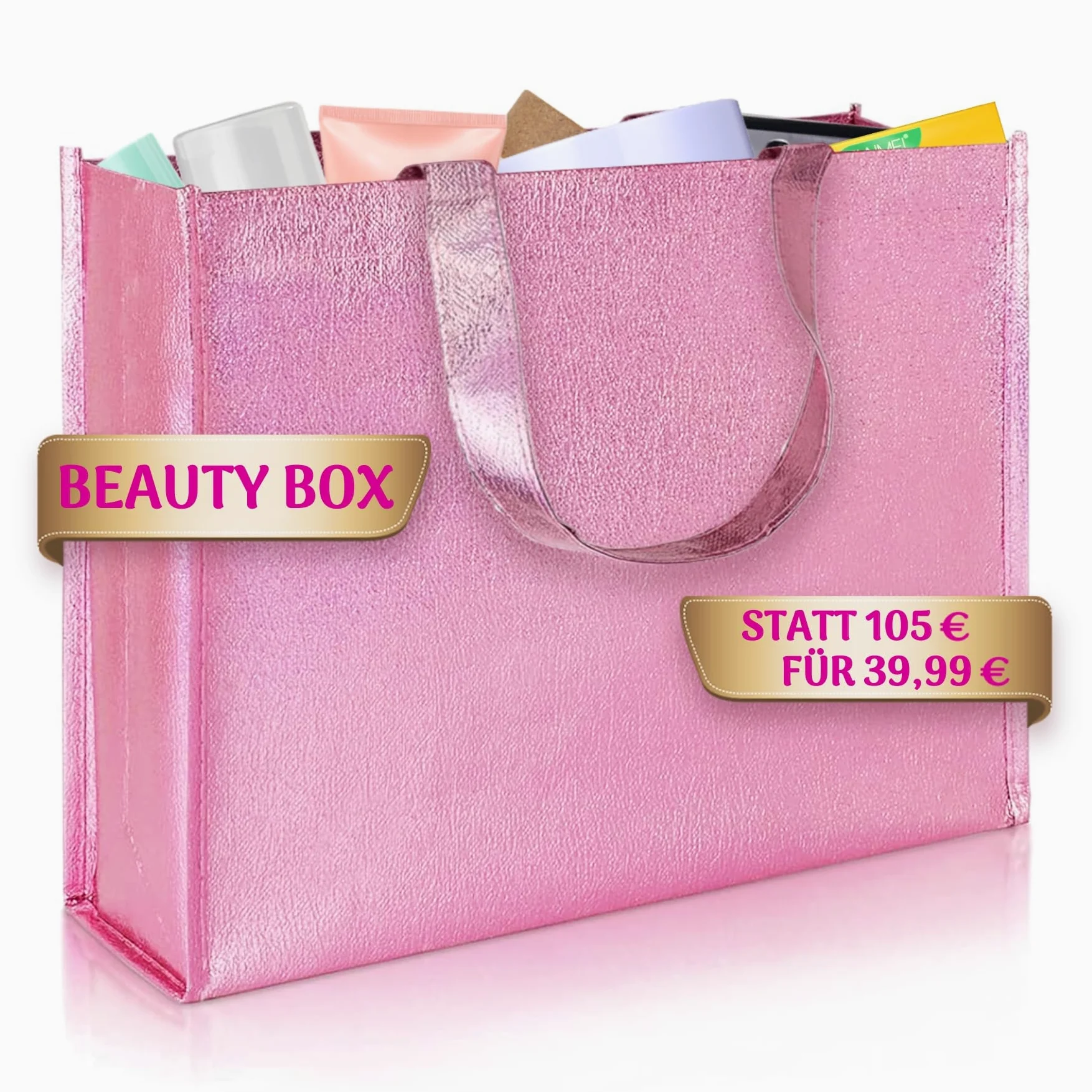 P-Beauty – pielęgnacja twarzy, pielęgnacja ciała i kosmetyki – Beauty Box z 10 luksusowymi produktami do pielęgnacji skóry i włosów – pudełko za 39,99 € zamiast 105 € – wysokiej jakości zestaw