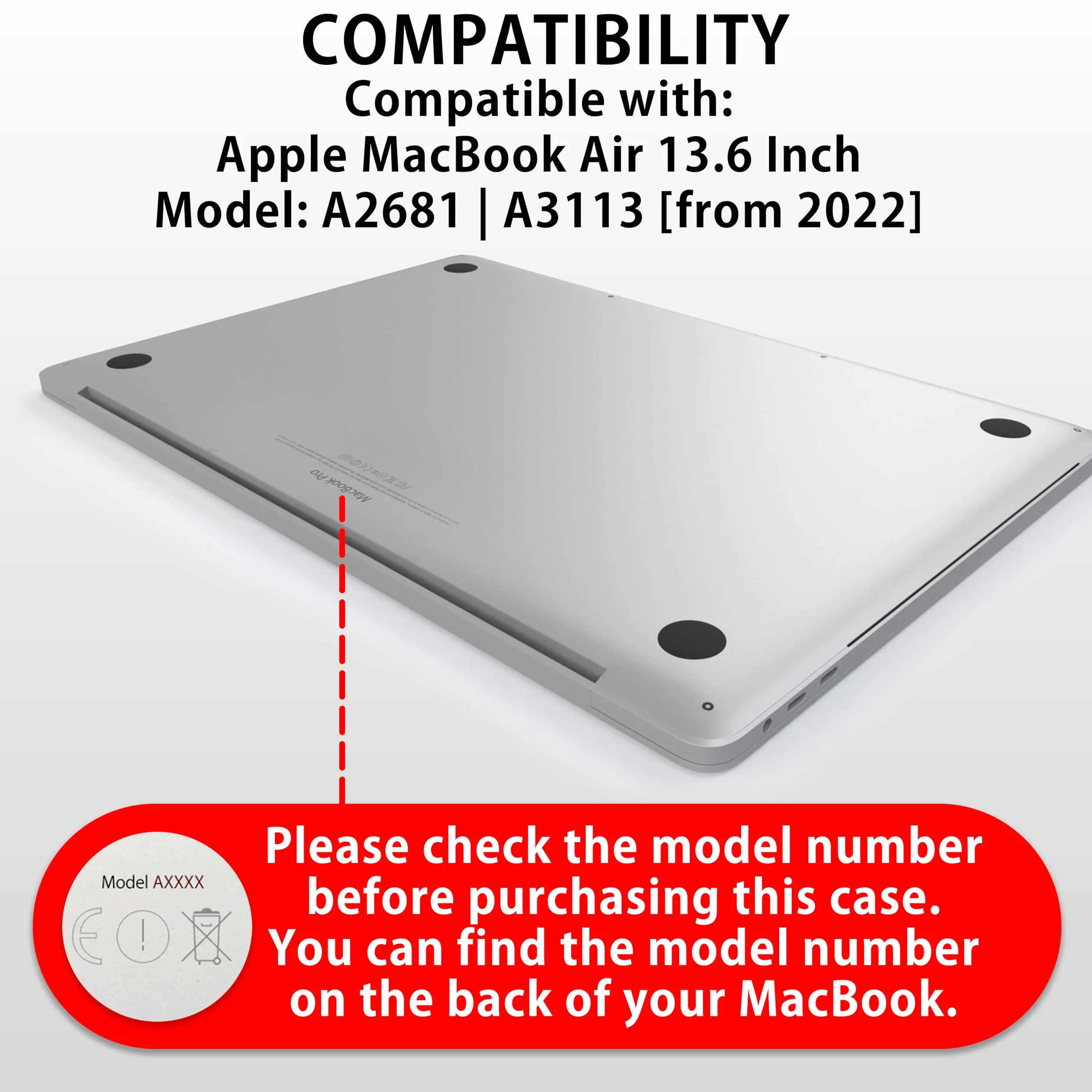MyGadget 2x Matowa osłona ekranu kompatybilna z Apple MacBook Air 13,6 cala [od 2022 roku - A2681 | A3113, M3 & M2], folia HD antyrefleksyjna, szkło odporne na ślady i zarysowania