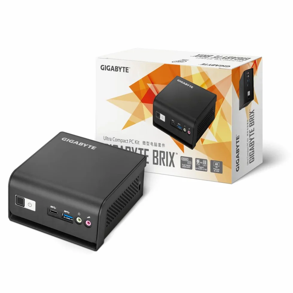 Gigabyte Barb GBT BRIX GB-BMCE-4500C bez wentylatora, GB-BMCE-4500CFANLESS
