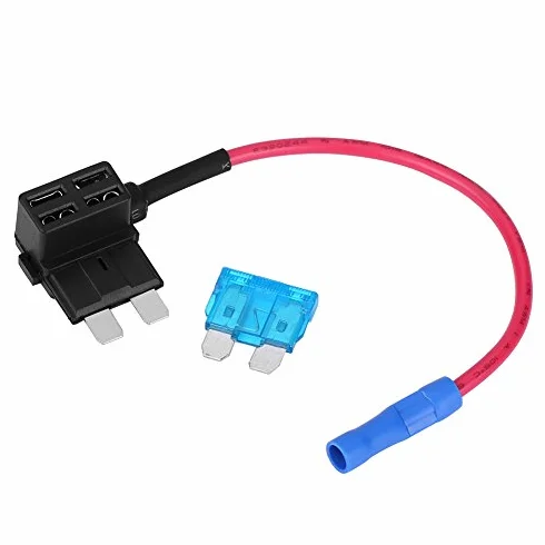 5 szt. adapter bezpiecznikowy do samochodu z uchwytem, automatyczny adapter z bezpiecznikiem, 15 A (standardowy)