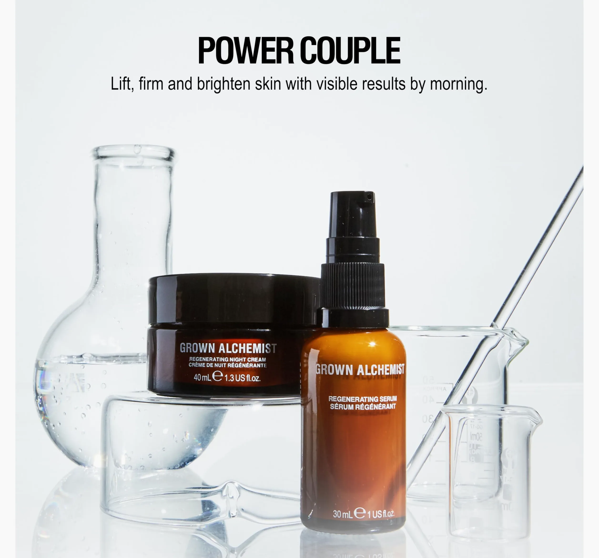 Grown Alchemist Regenerating Serum do Twarzy - Antystarzejące się Serum z Peptydami, Białka, Kolagen na bazie roślin do zapobiegania zwijaniu, nawilżaniu, organicznym serum do rozjaśniania twarzy, 30