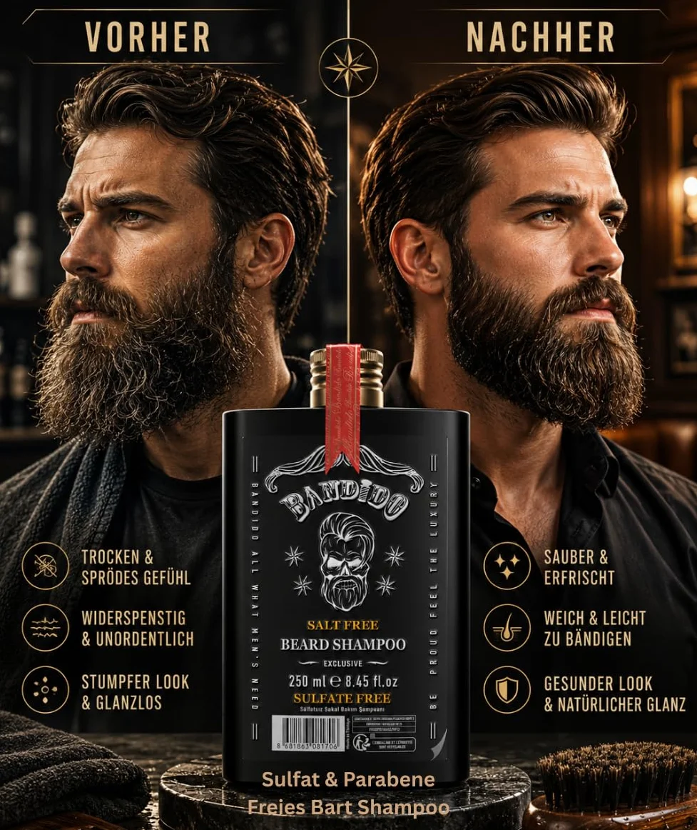 Bandido Exclusive Szampon, Przezroczysty, 250ml