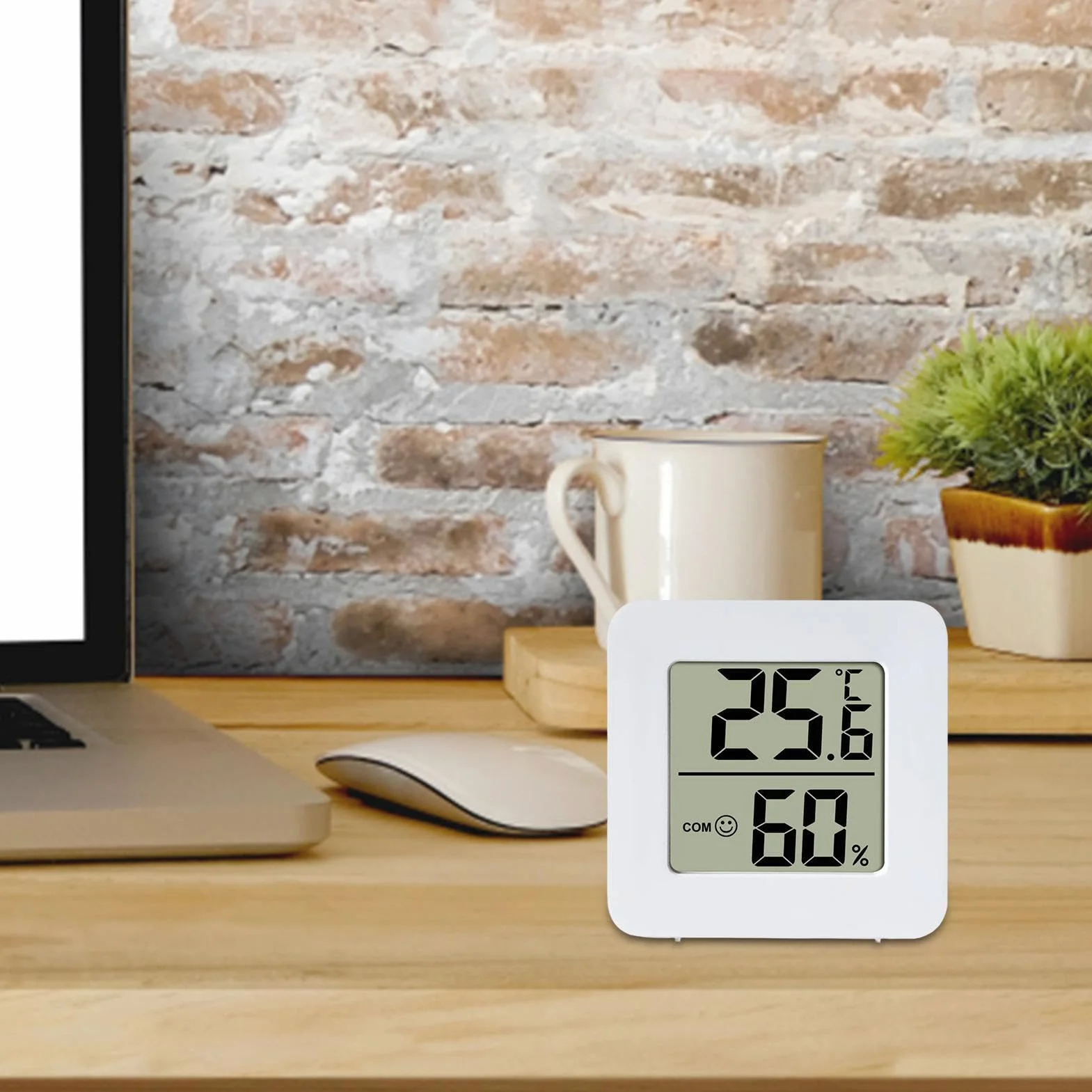 Cyfrowy Higrometr Miernik Wilgotności ze Wskaźnikiem Wyrażenia Termometr Temperatury Pokojowej