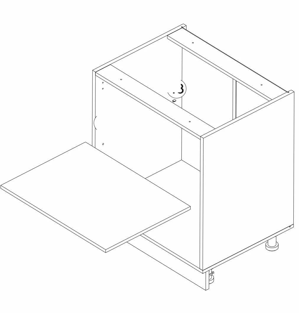 Szafka kuchenna dolna 80x82x47 cm Grafit Matowa stojąca z płyty laminowanej bez blatu moduł kuchenny