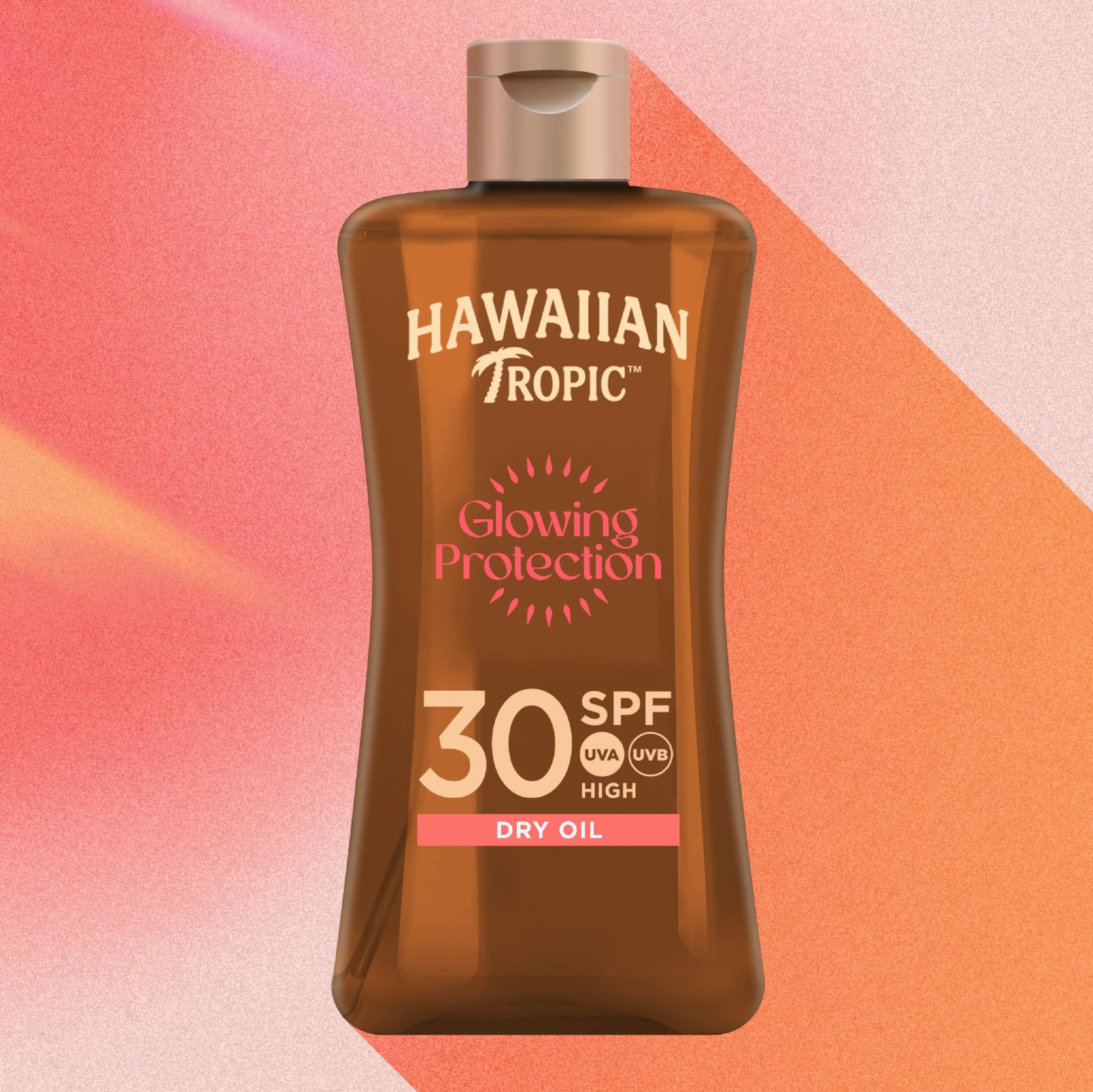 Hawaiian Tropic - Olejek do opalania SPF 30 - Suchy olej w sprayu - Zapach kokosowy - 100 ml