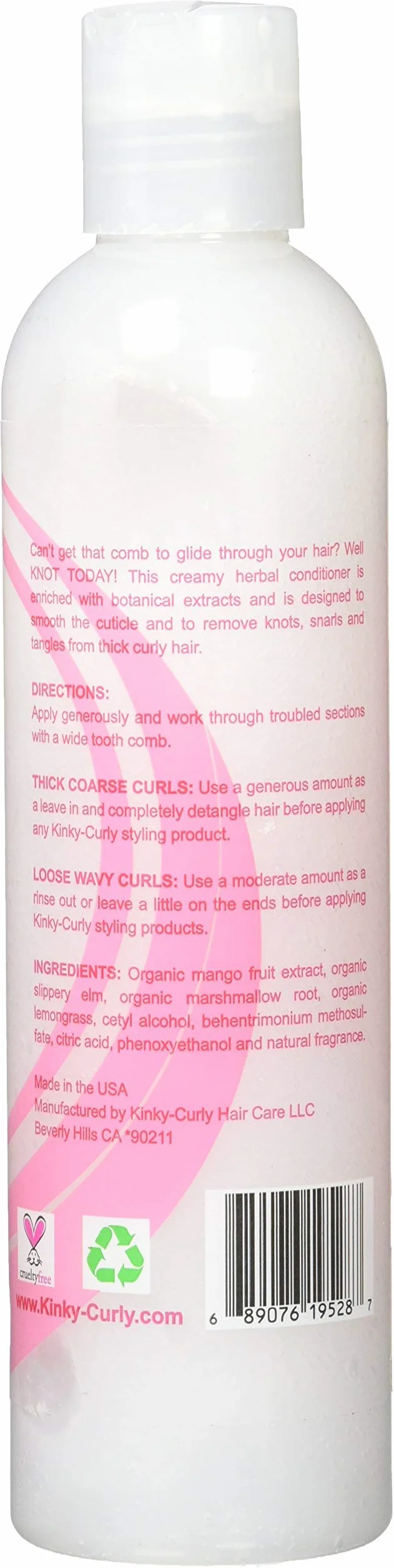 Kinky-Curly Naturalny rozczesywacz (Knot Today) 236 ml (236 ml)