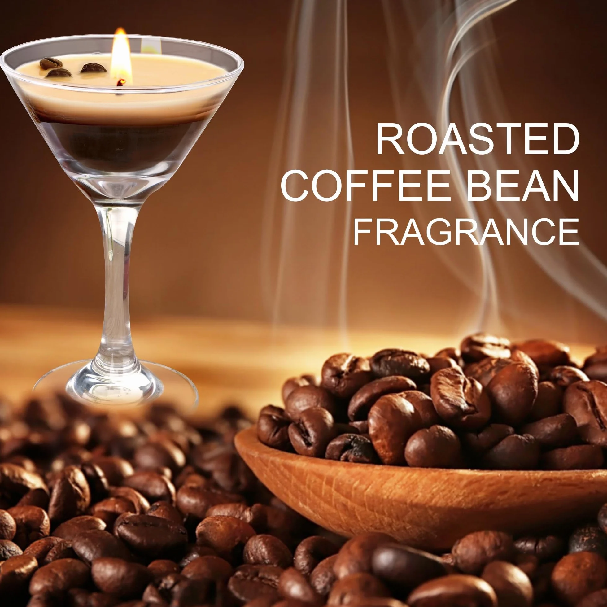 Świece zapachowe espresso Martini, świeca kawowa sojowa, dekoracja baru, prezent na Boże Narodzenie