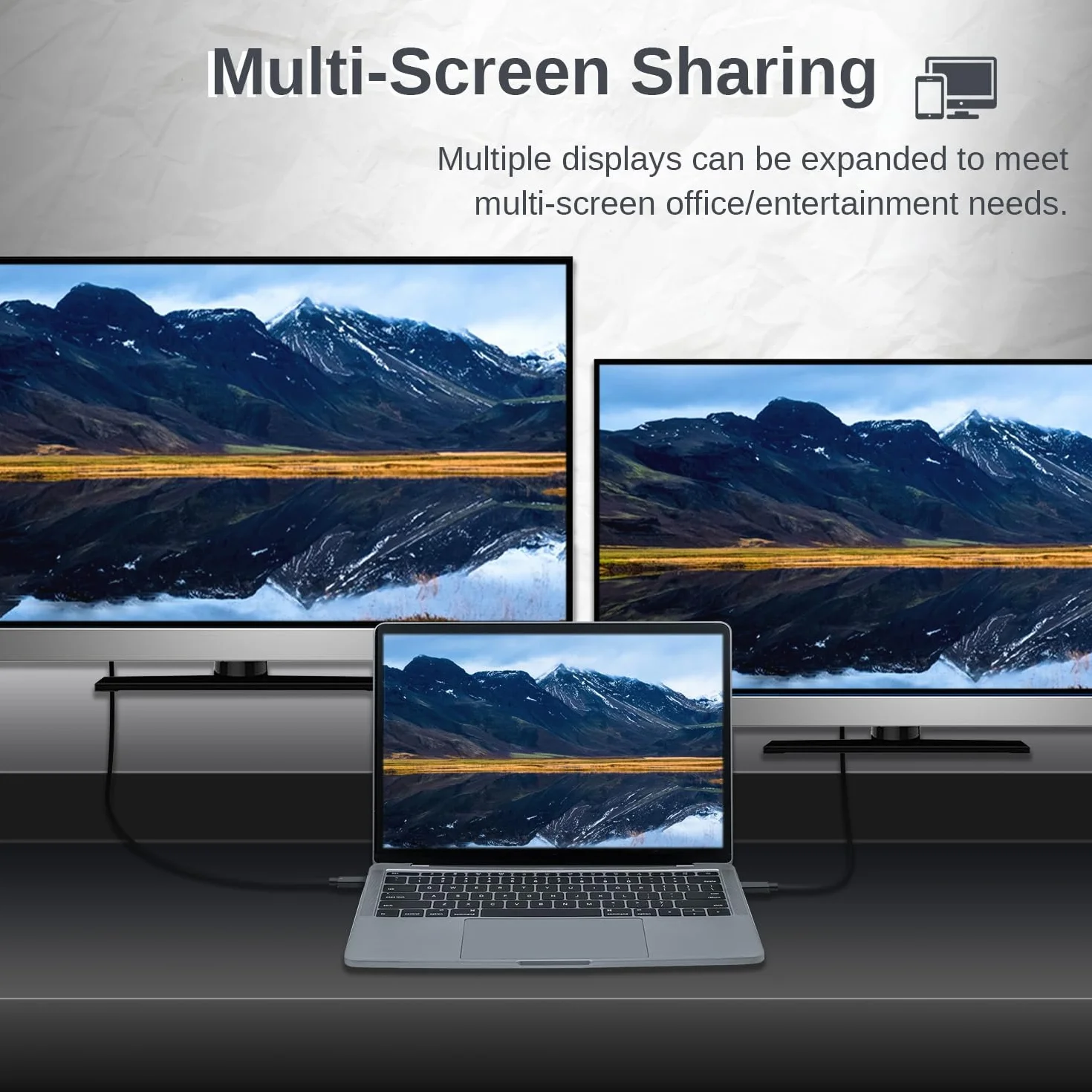 Mcbazel USB-C 4.0 Thunderbolt 4 Kabel 1 m: Szybkie Ładowanie 100 W, 40 Gb/s, 8K 60 Hz, Kompatybilny z Laptopami/MacBookami/Smartfonami/iPadami