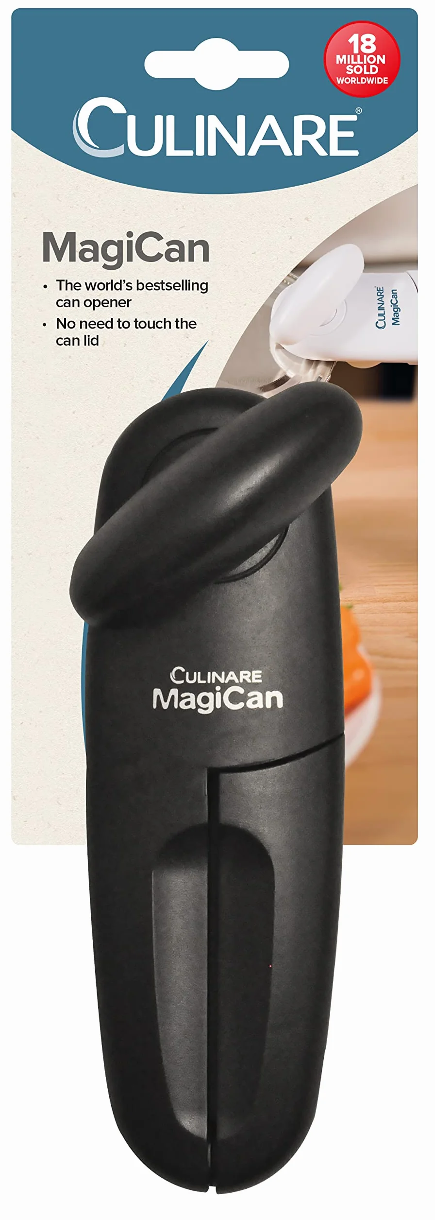 Culinare Magican Otwieracz do Puszek, Czarny